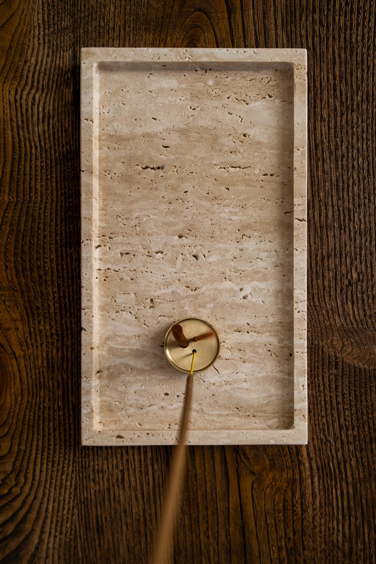 Cylindrical Brass Multi Incense Burner