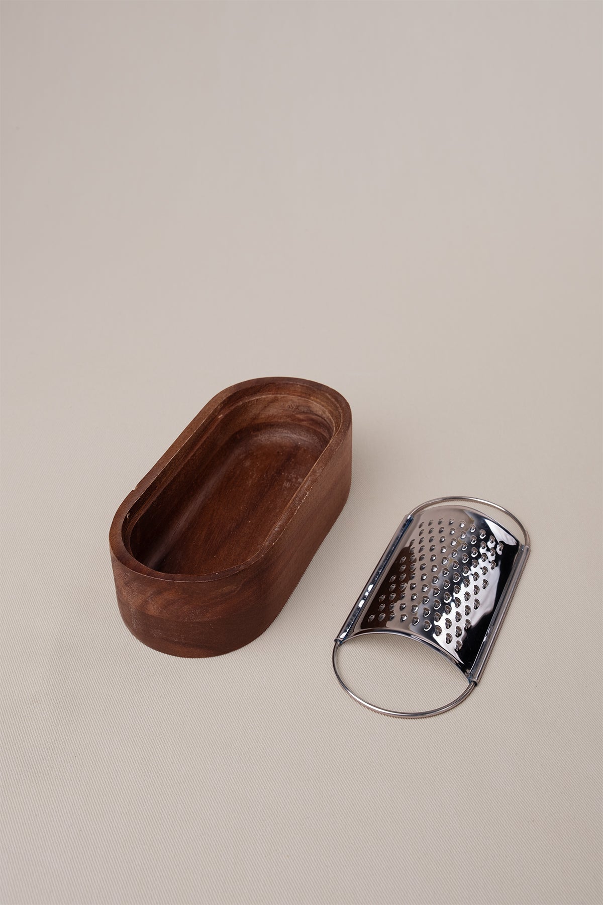 Akasya Ahşap Sarımsak Rendesi 6x14 cm