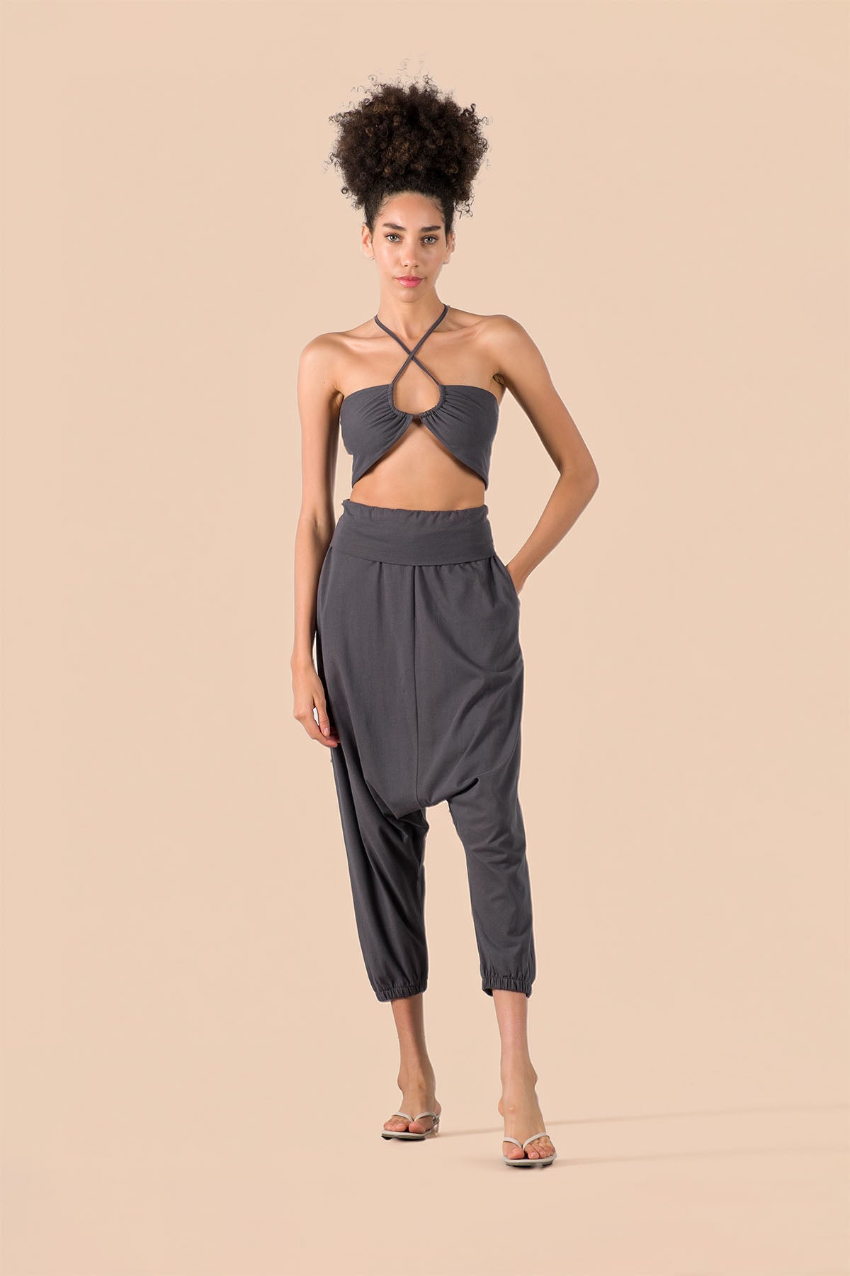 Baggy Trousers Anthracite