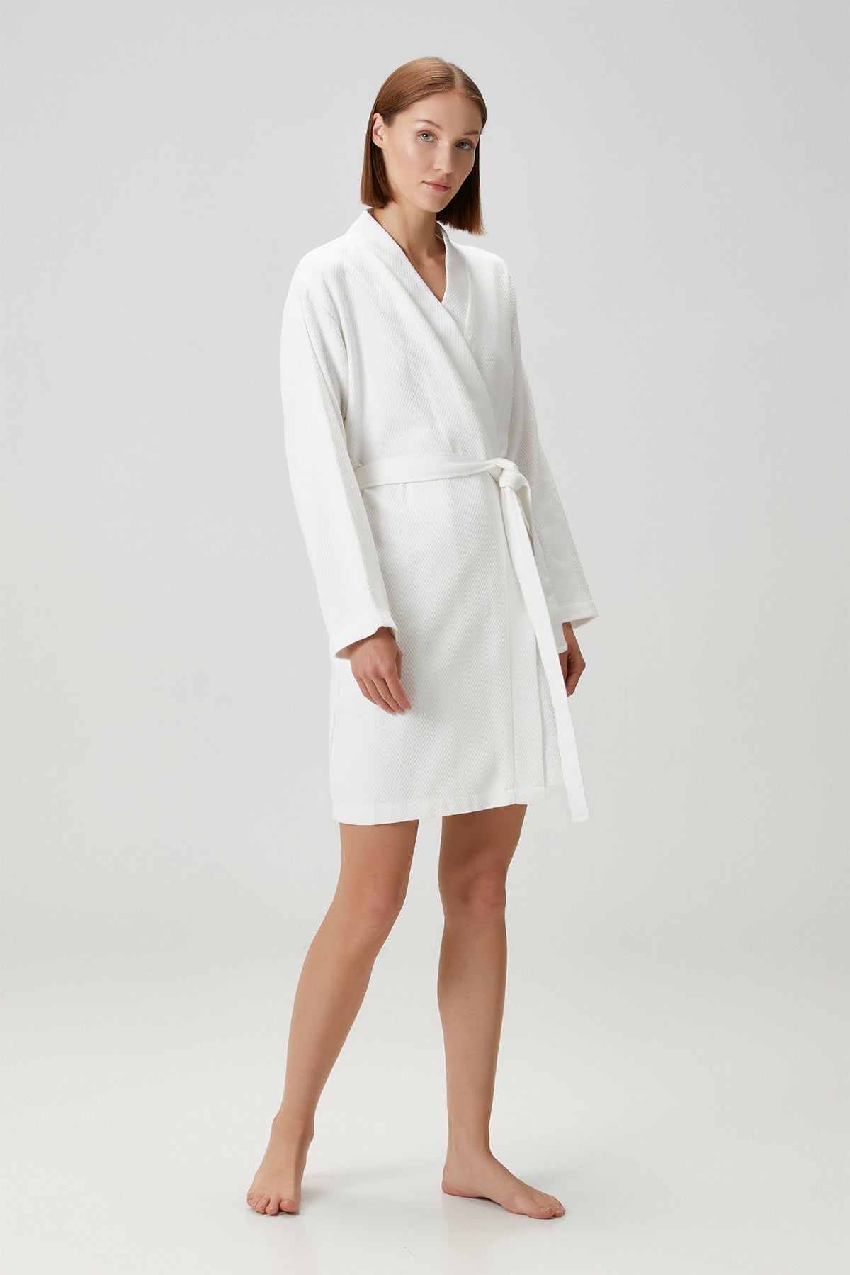 Baklava Bathrobe White
