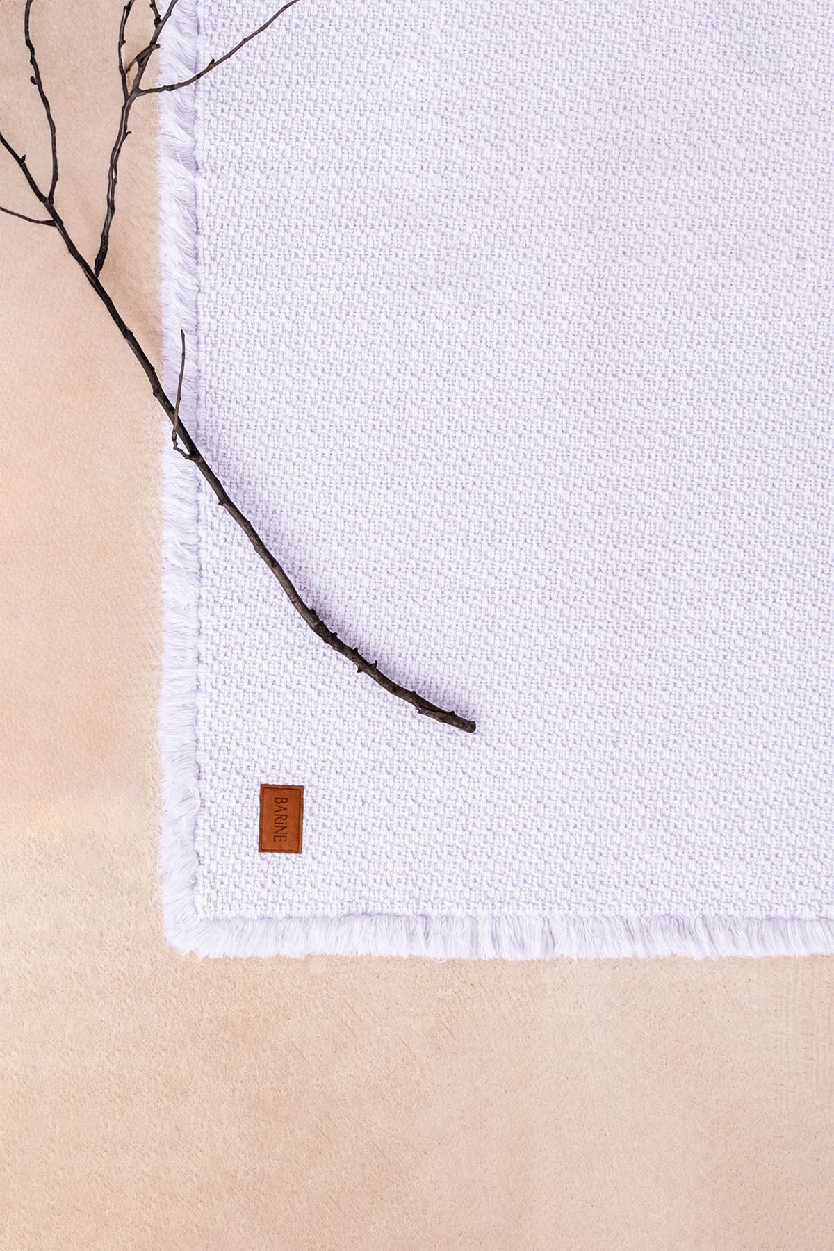 Basket Buyuk Banyo Paspası Beyaz