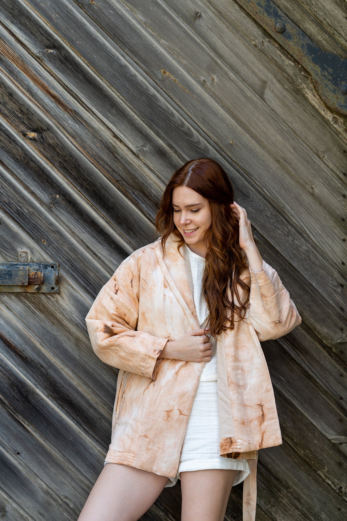 Batik Kapitone Ceket Tea