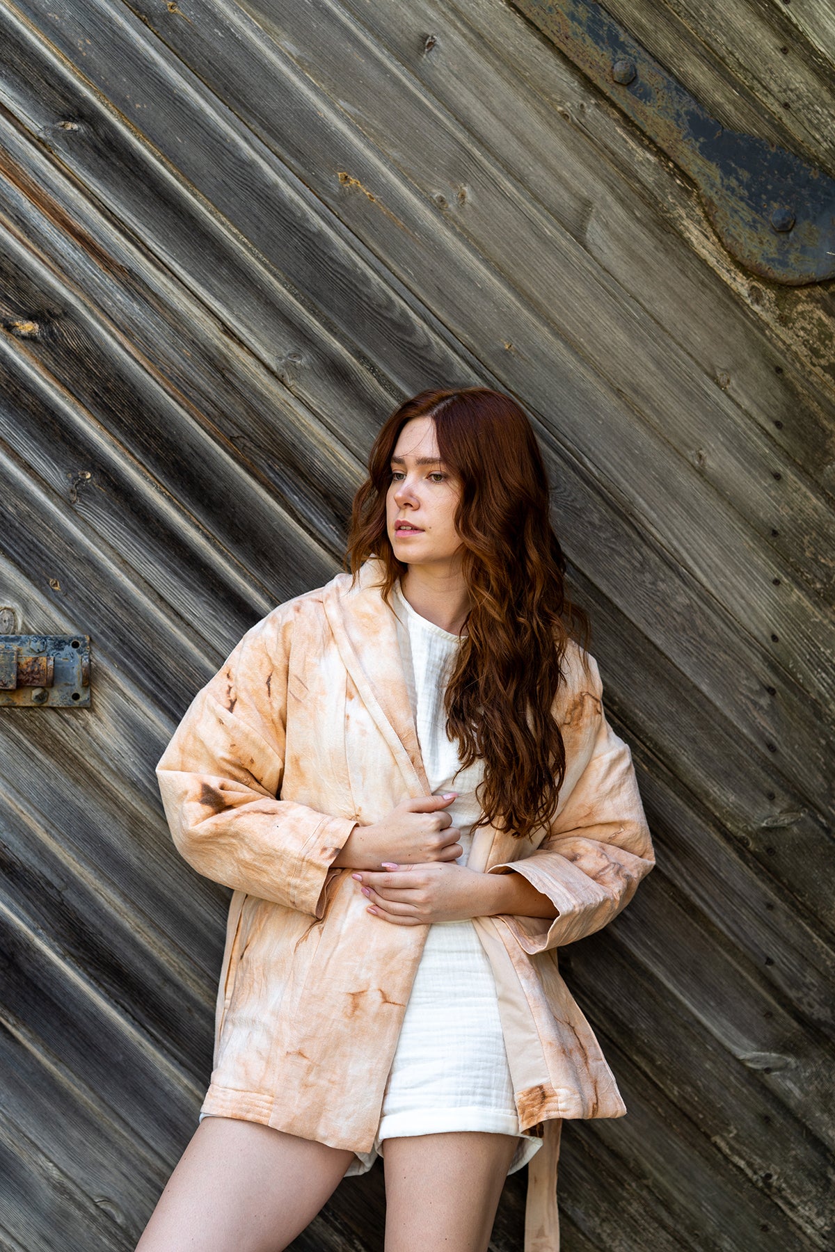 Batik Kapitone Ceket Tea