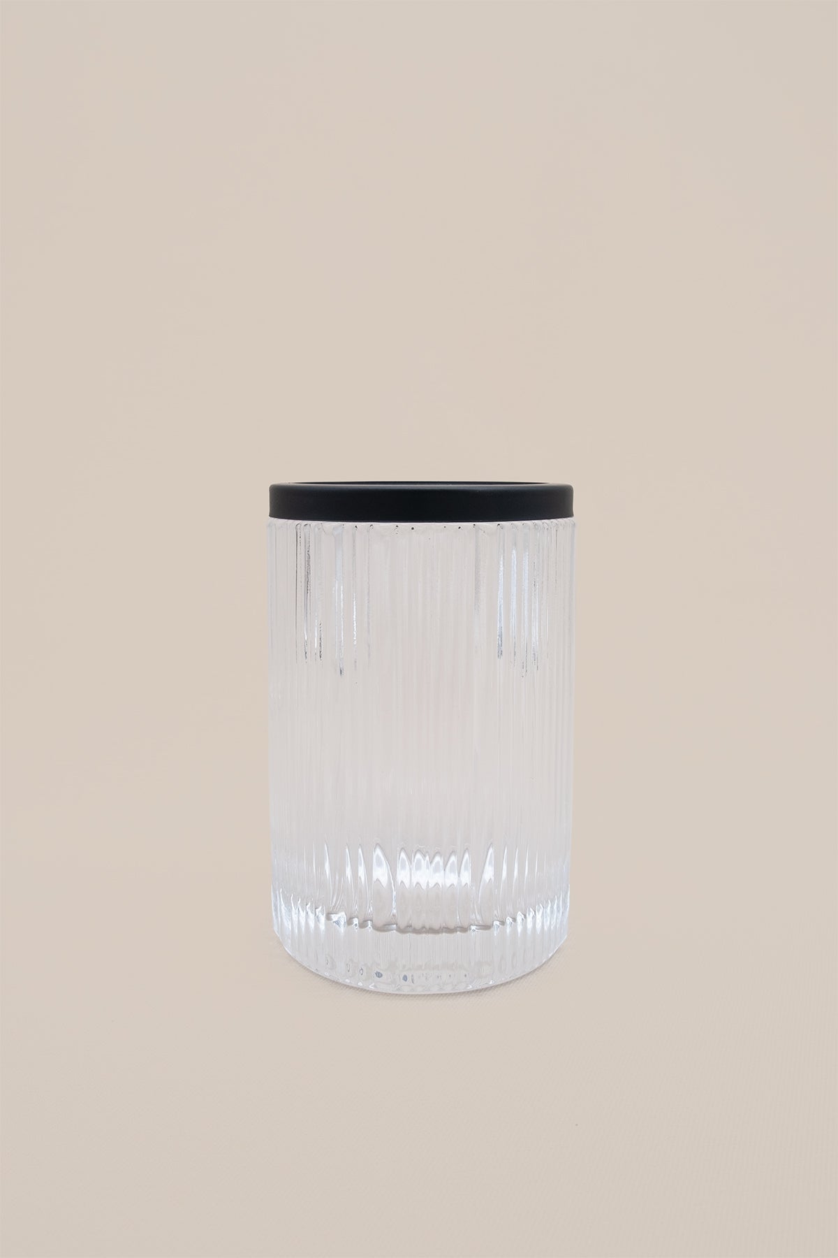 Kristal Desenli Saydam Cam Diş Fırçalık