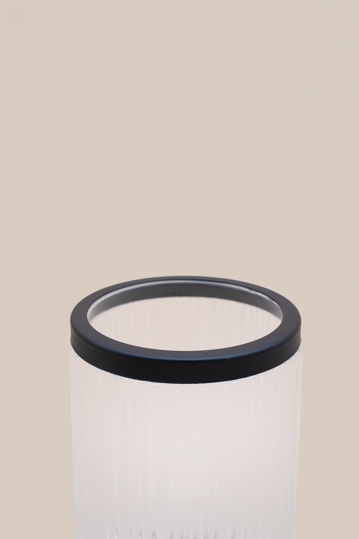 Kristal Desenli Saydam Cam Diş Fırçalık