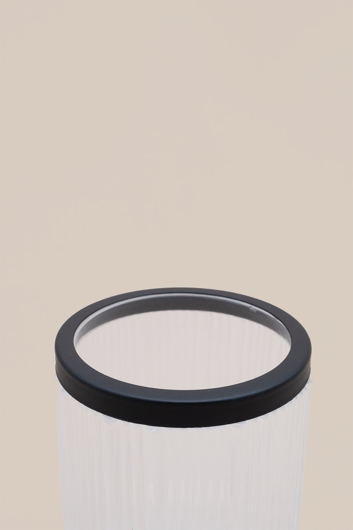 Kristal Desenli Saydam Cam Diş Fırçalık