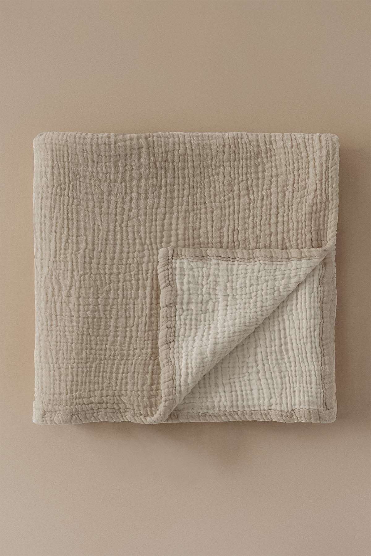 Cocoon Pamuk Muslin Bebek Battaniyesi Bej