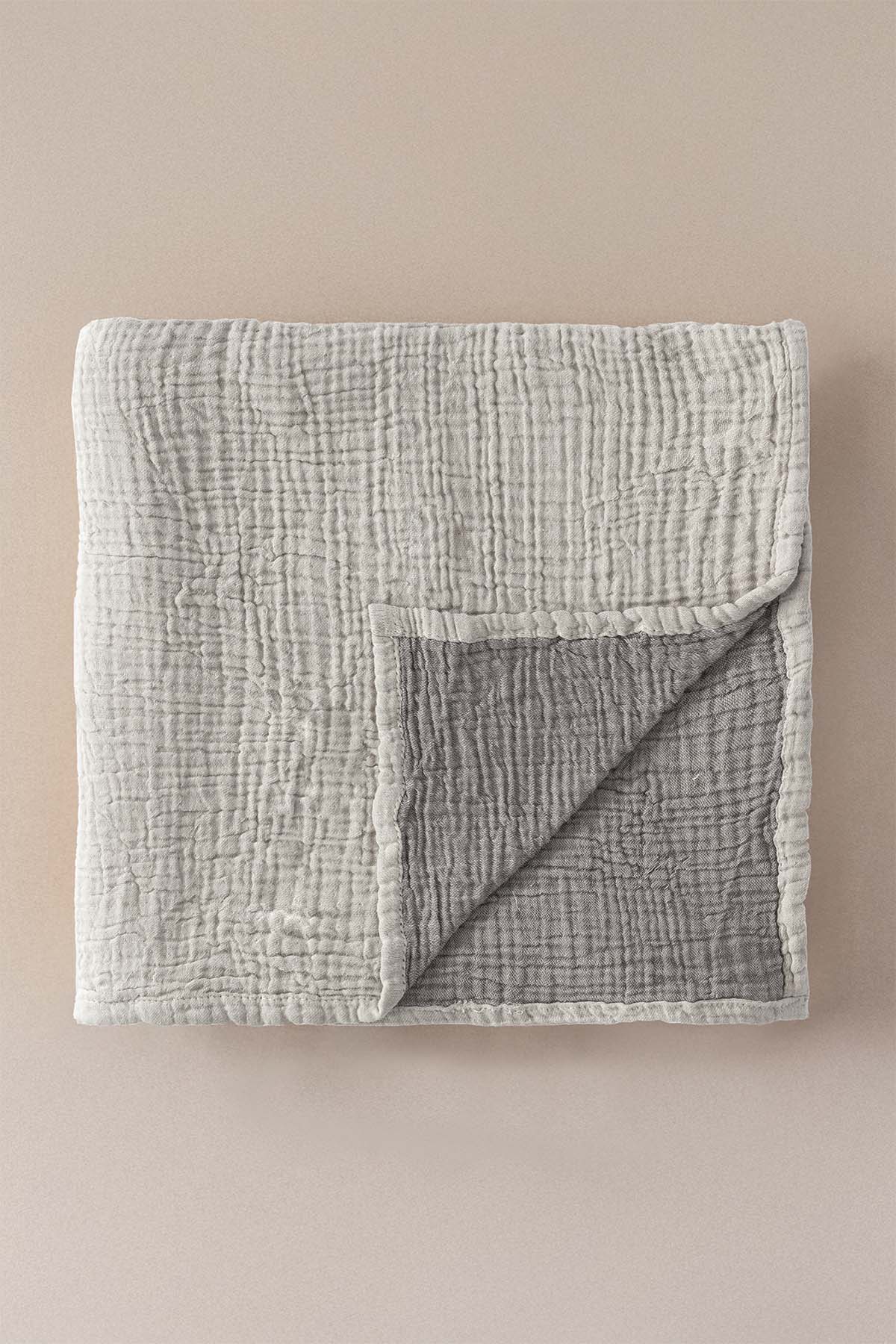 Cocoon Pamuk Muslin Bebek Battaniyesi Gri