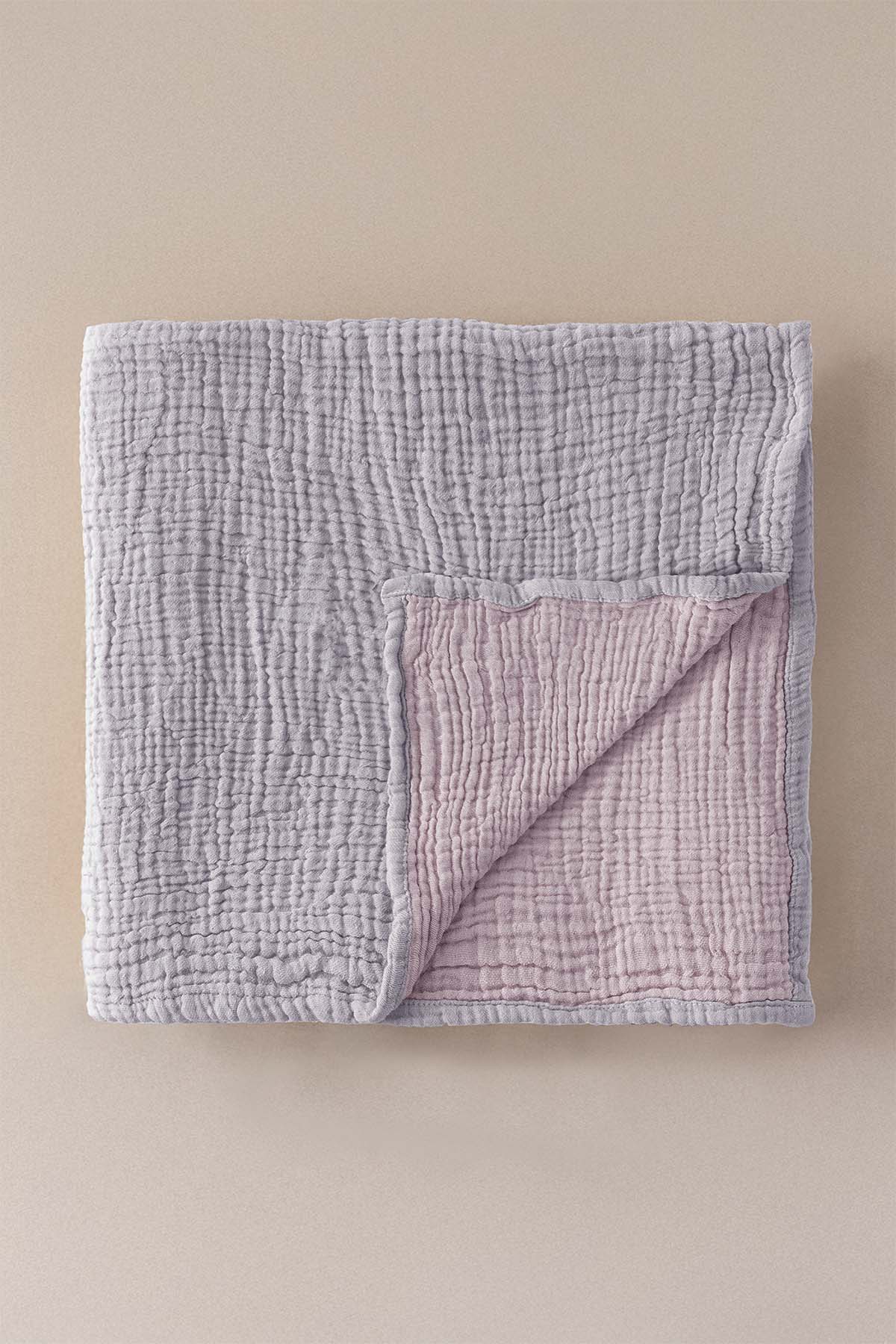 Cocoon Pamuk Muslin Bebek Battaniyesi Lila