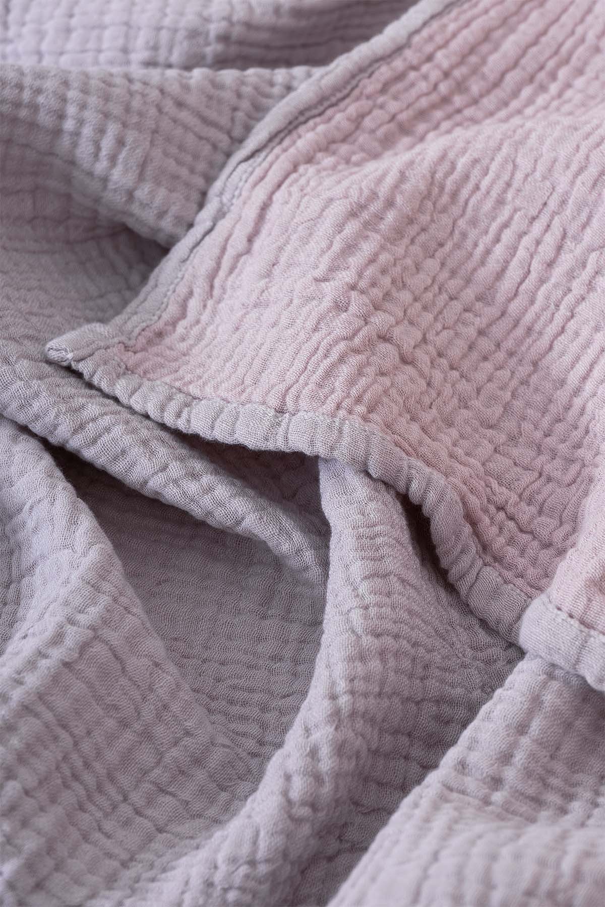 Cocoon Pamuk Muslin Bebek Battaniyesi Lila