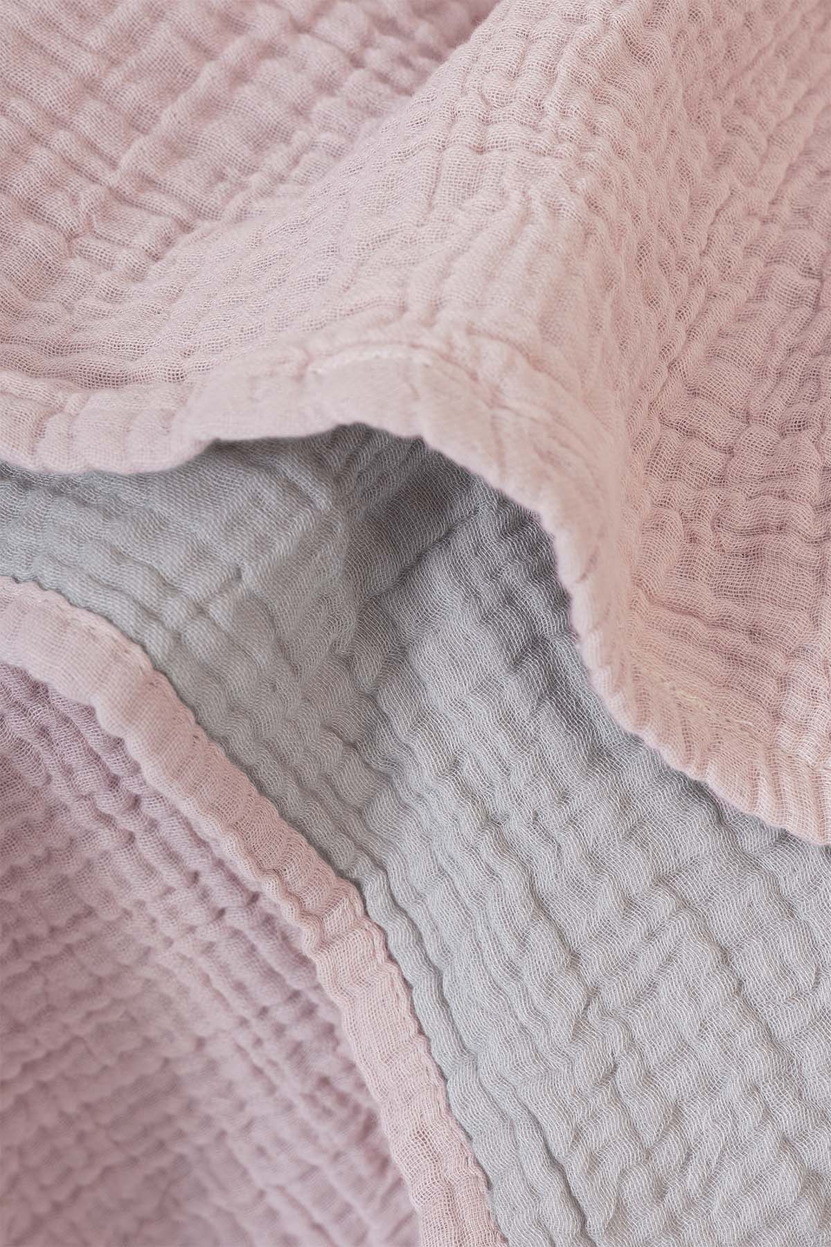 Cocoon Pamuk Muslin Bebek Battaniyesi Pembe