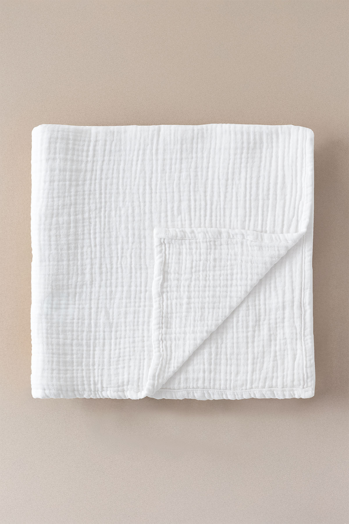 Cocoon Pamuk Muslin Bebek Battaniyesi Beyaz