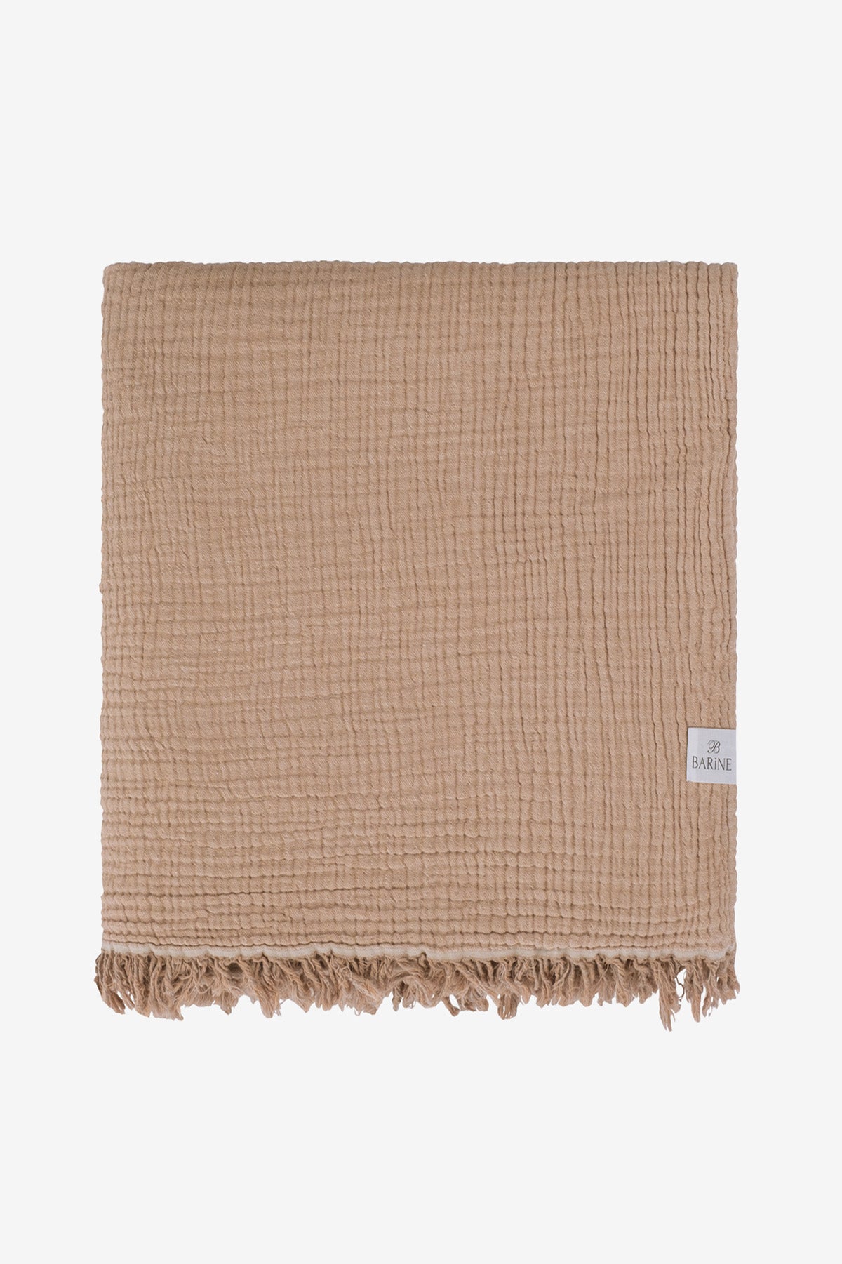 Cocoon Bedspread Tan-Coffe Mist