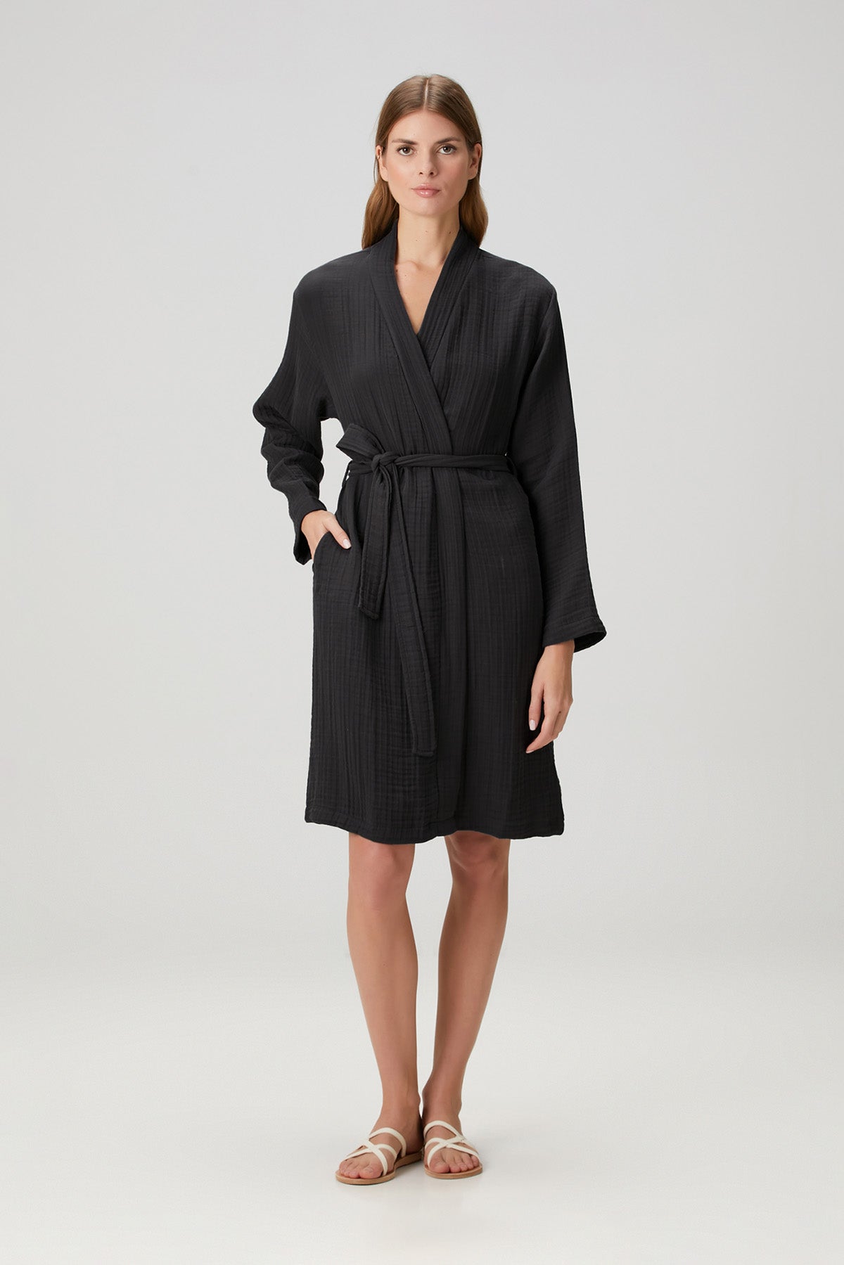 Cocoon Bathrobe Anthracite