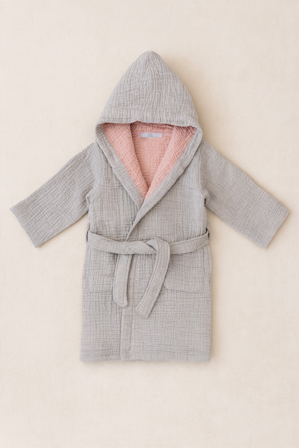 Cocoon Kids Bathrobe Gray
