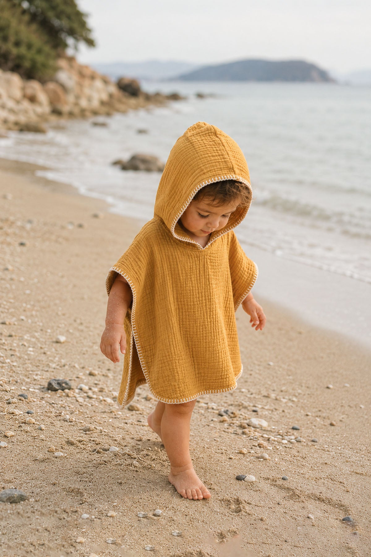 Cocoon Baby Poncho Curry