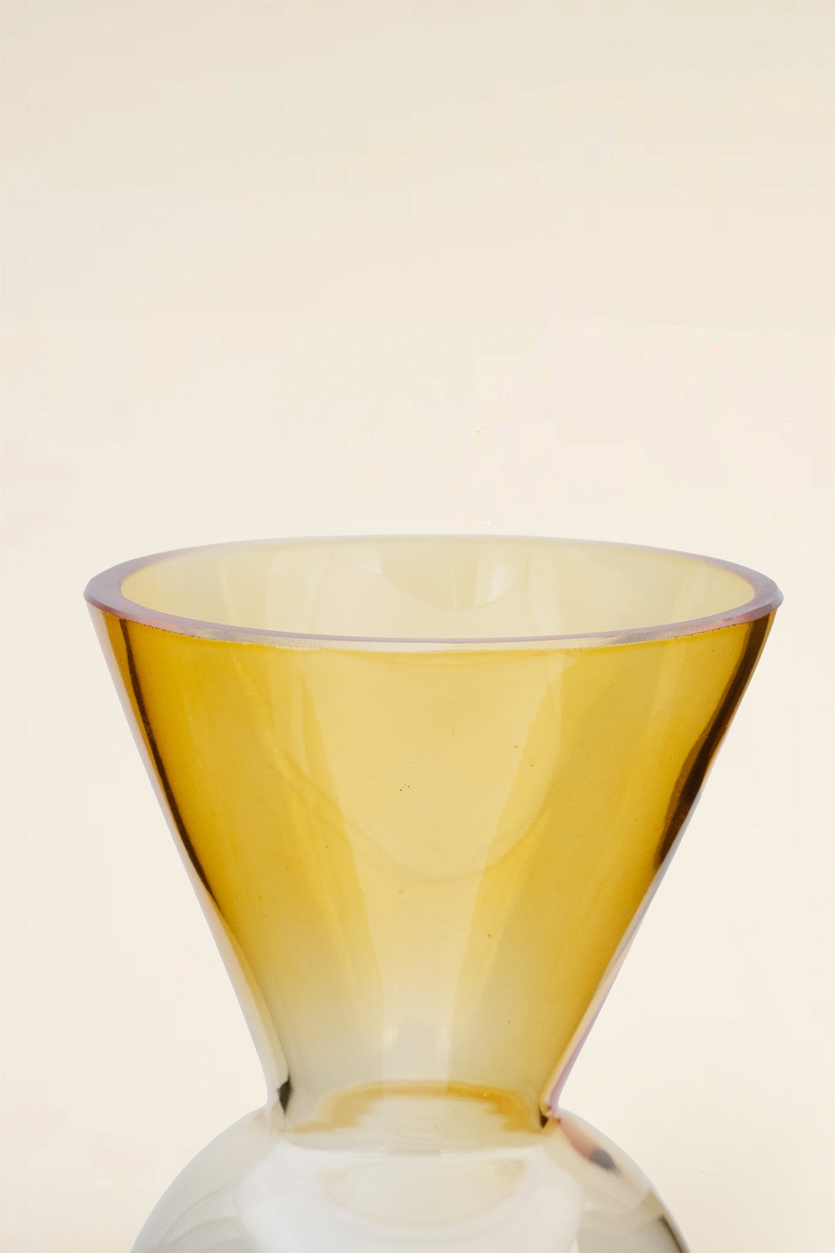 Renkli Katmanlı Cam Vazo Mavi 9x9x29 cm