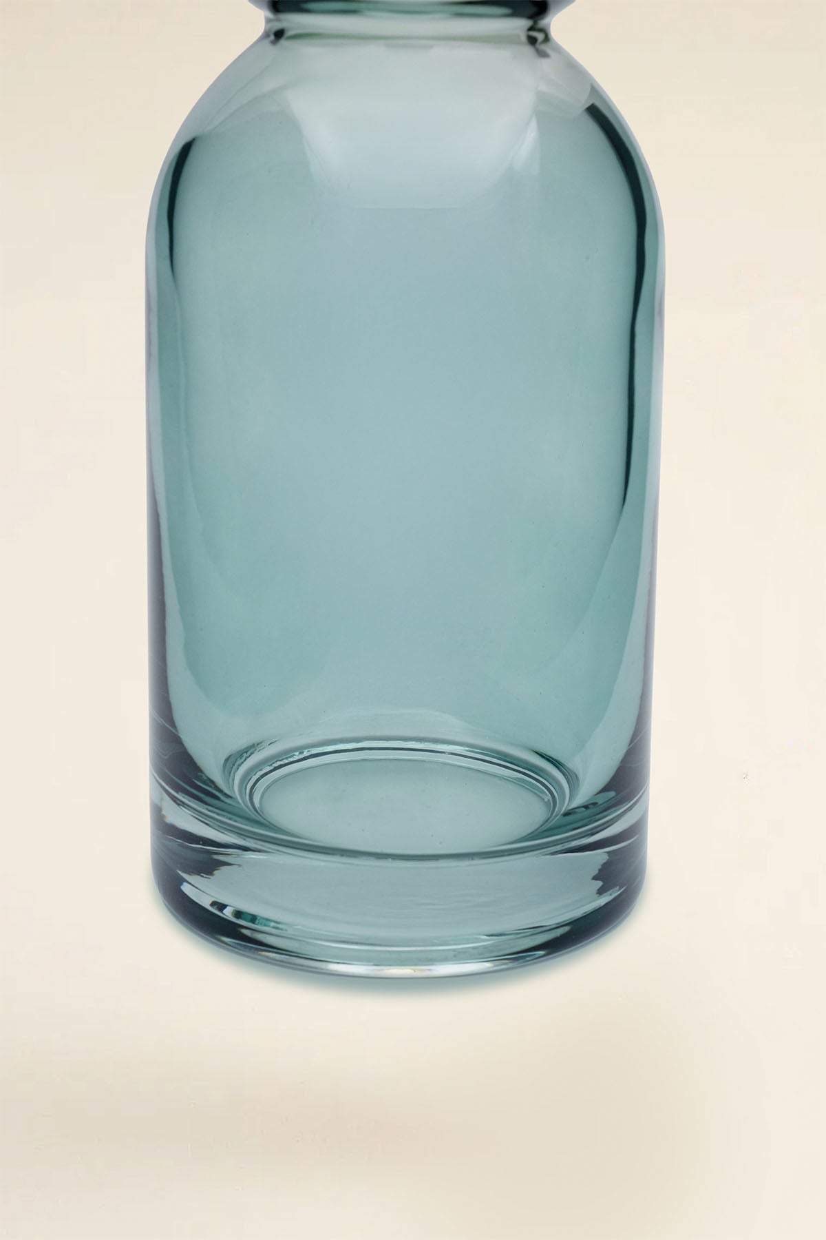 Renkli Katmanlı Cam Vazo Mavi 9x9x29 cm