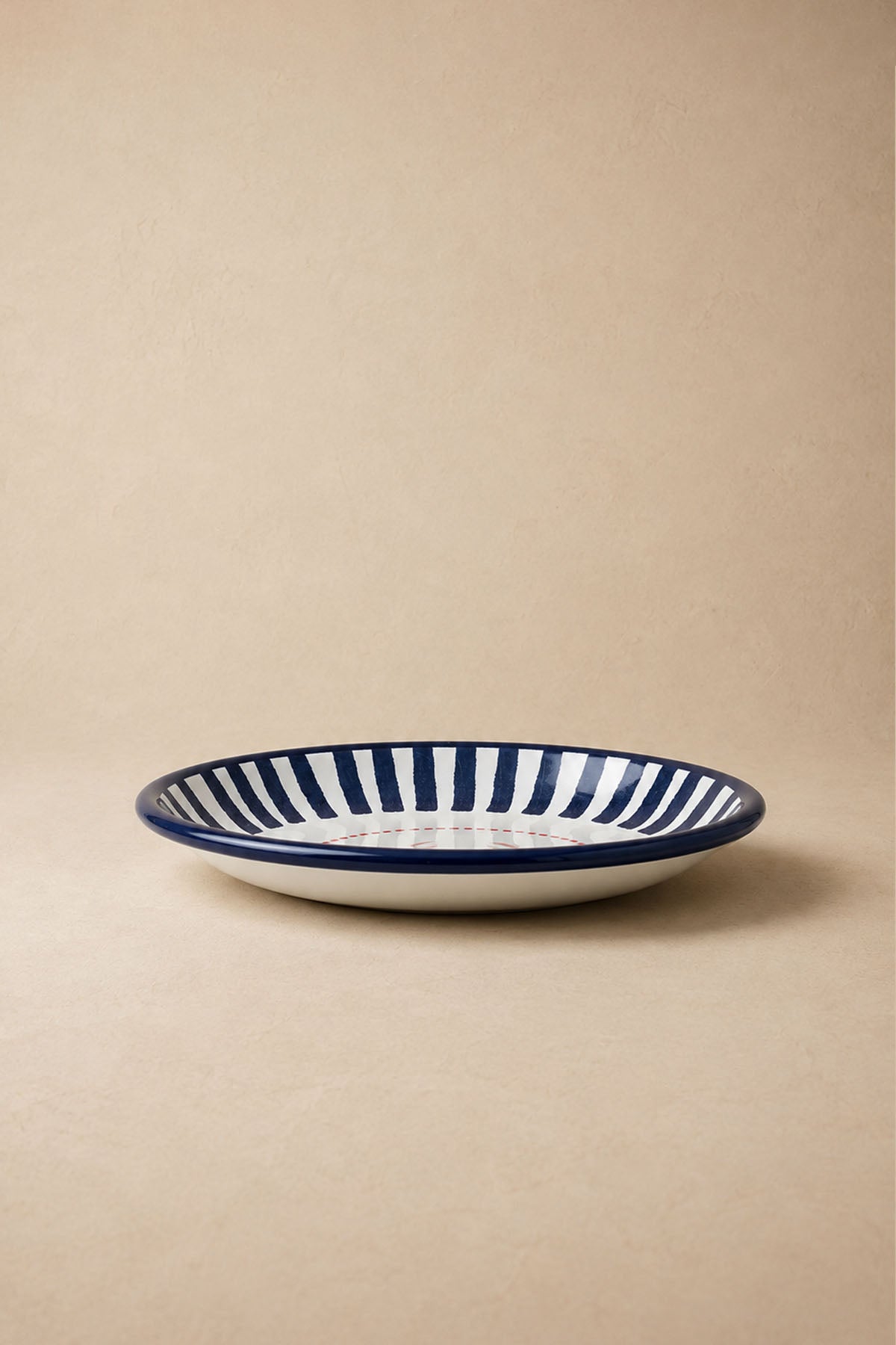 Yengeç Desen Emaye Meze, Sunum Tabağı 18 × 2,5 cm