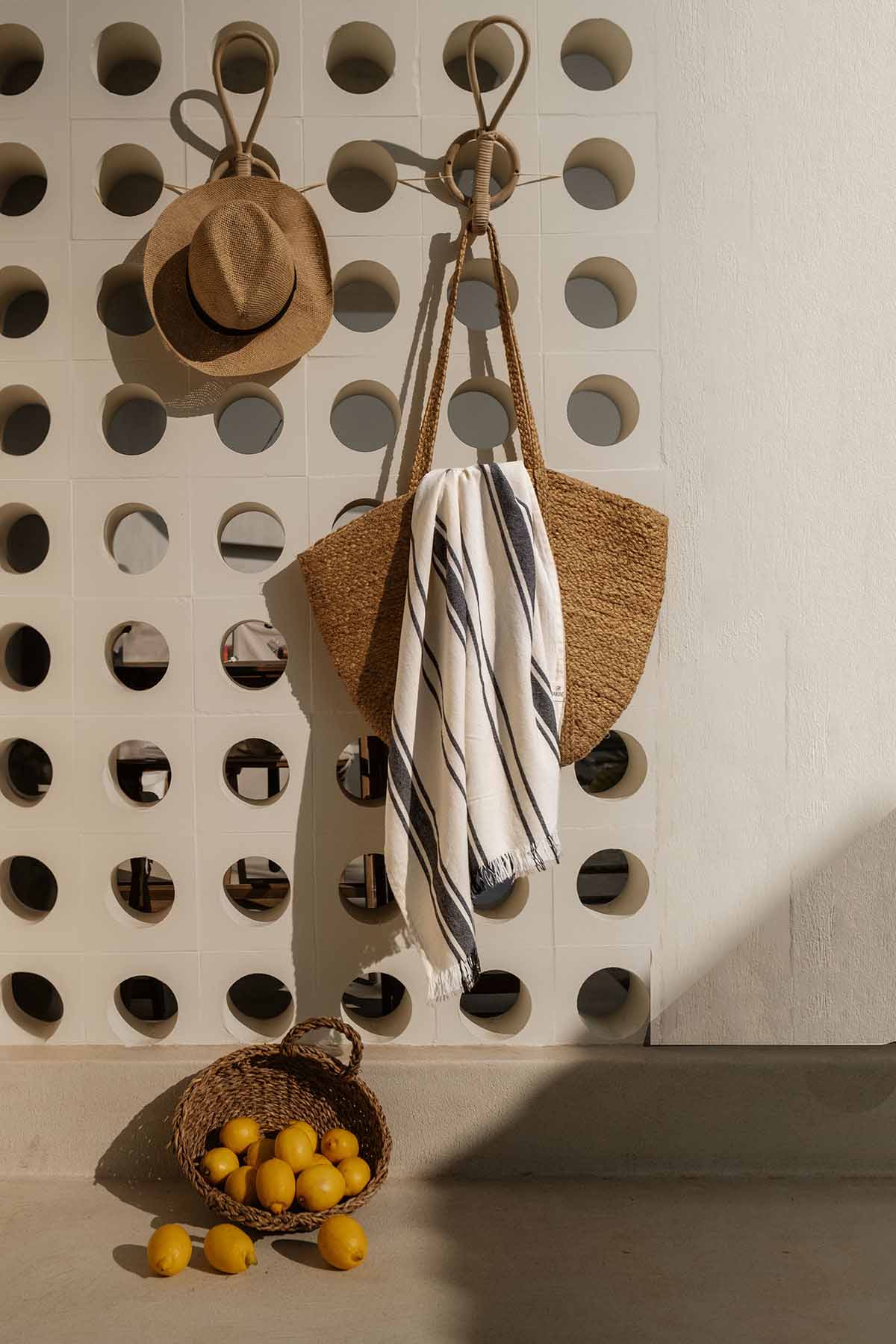 Earth Stripe Peshtemal Black