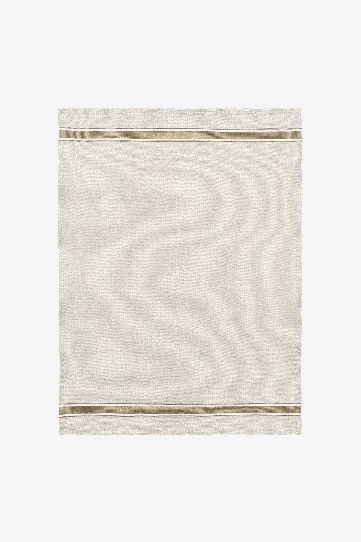 Gastronome Kitchen Towel Linen-Khaki Striped