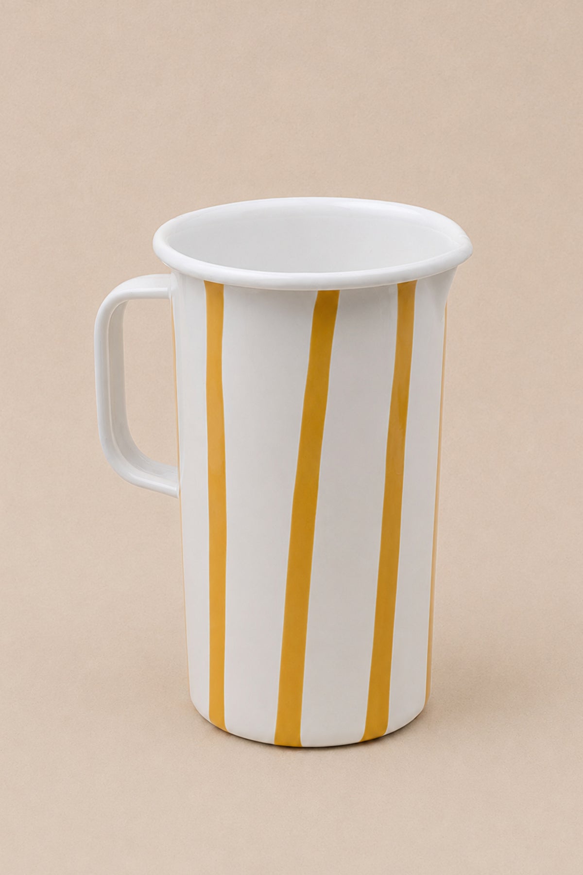 Akıtma Emaye Sürahi Sarı 1600 ml