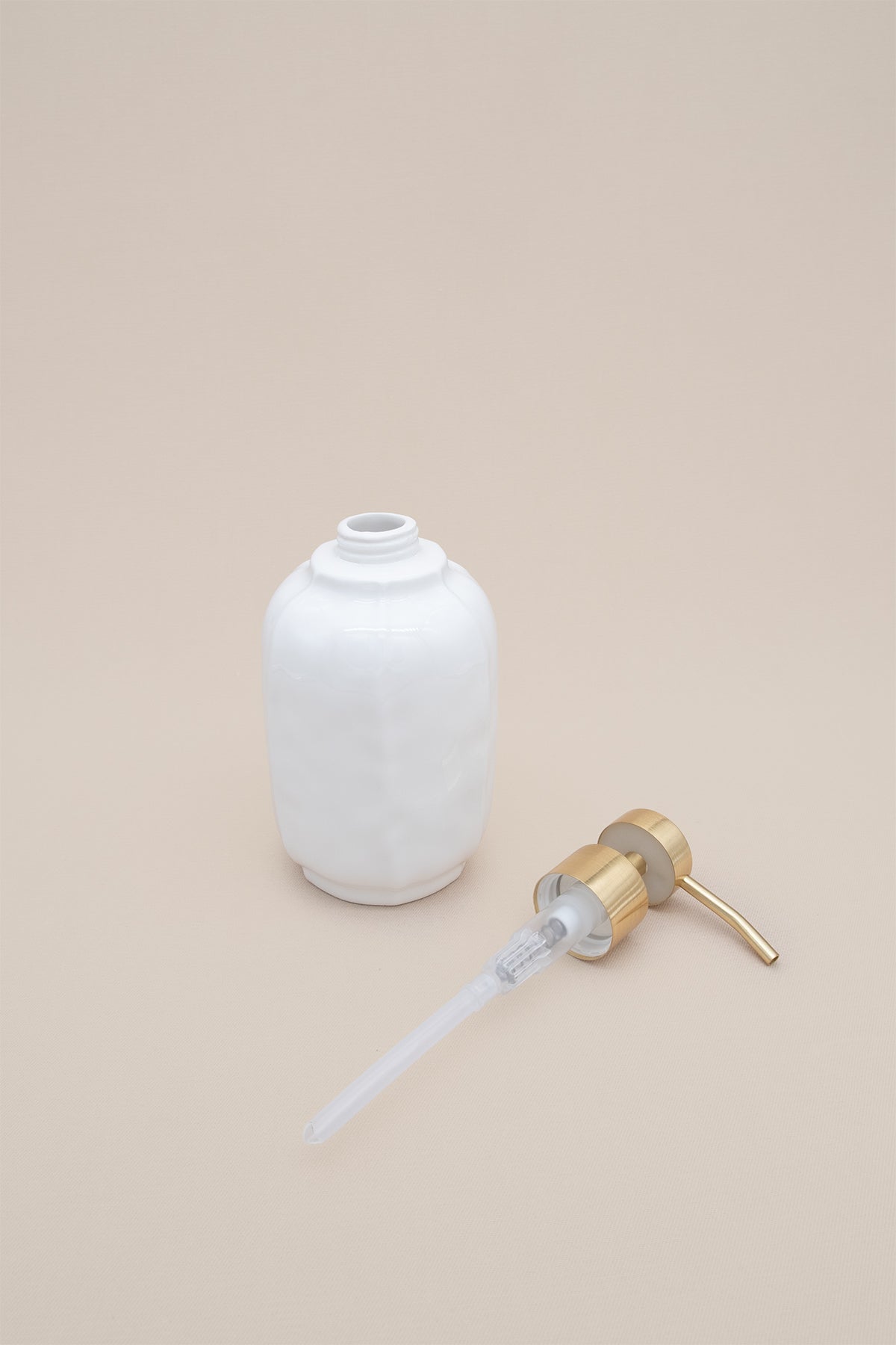 Ivory Stoneware Sıvı Sabunluk