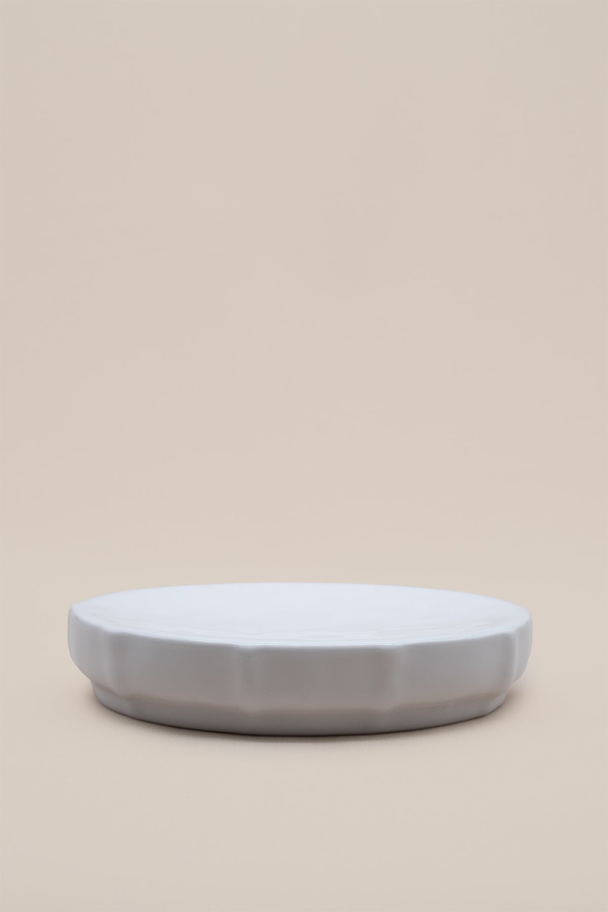 Ivory Stoneware Katı Sabunluk