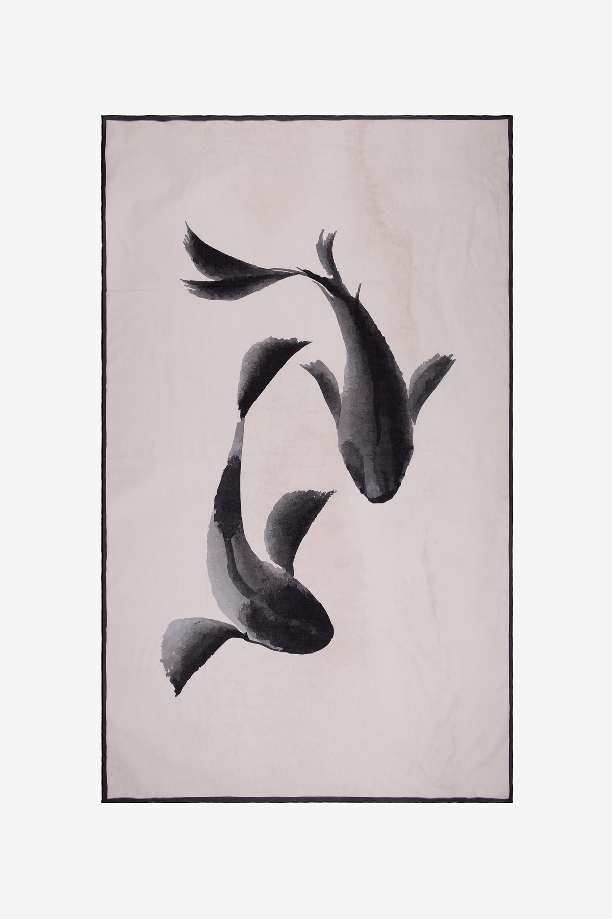 Koi Balığı Desenli Pamuk Pareo & Sarong