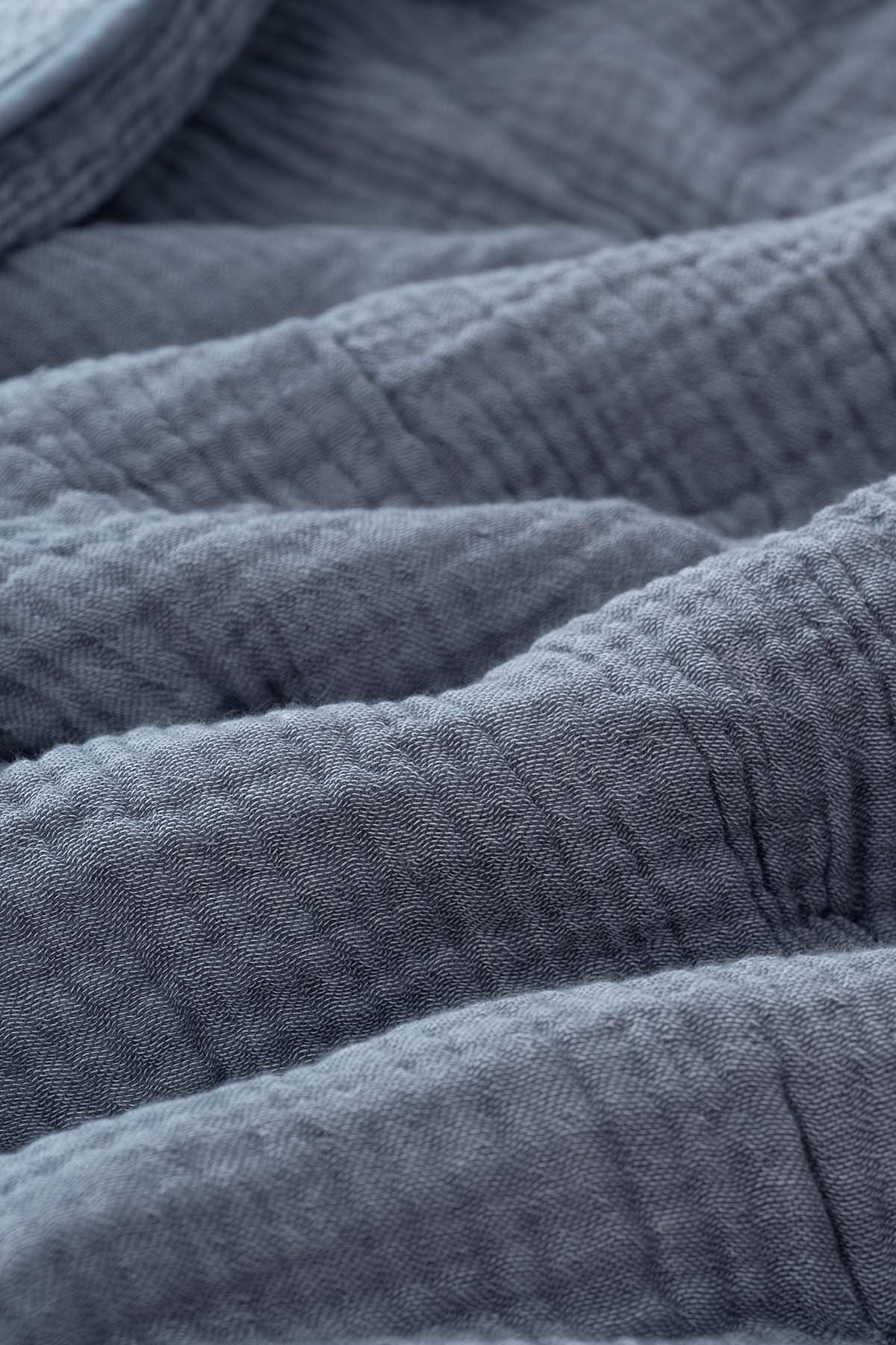 Nevresim Gerektirmeyen Yıkanabilir Koza Bebek Yorganı Lacivert