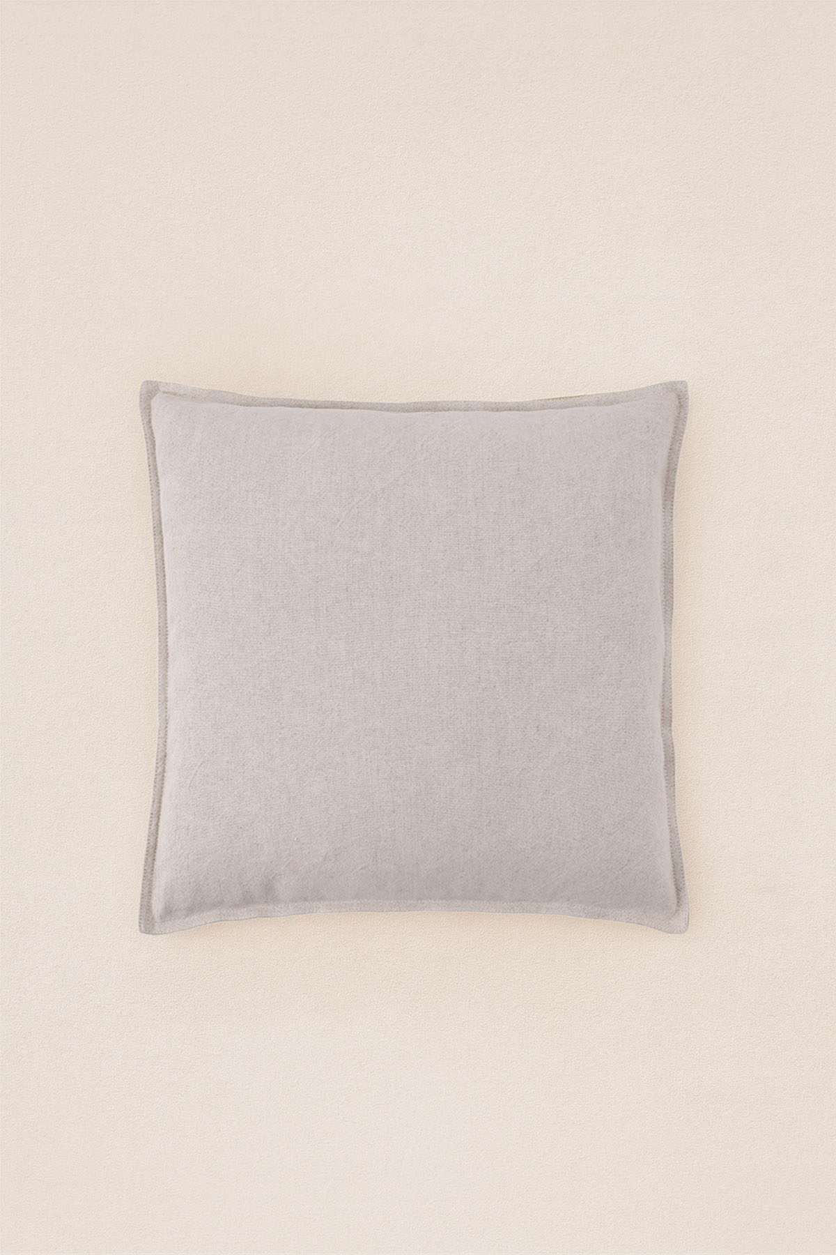 Keten Karışımlı Düz Renk Kırlent Naturel