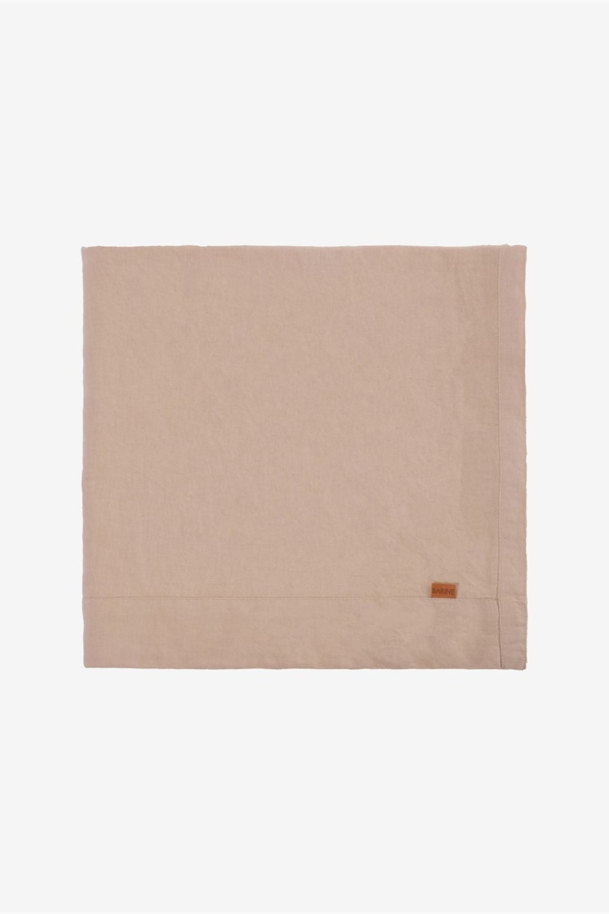 Linen Keten Masa Örtüsü Nougat