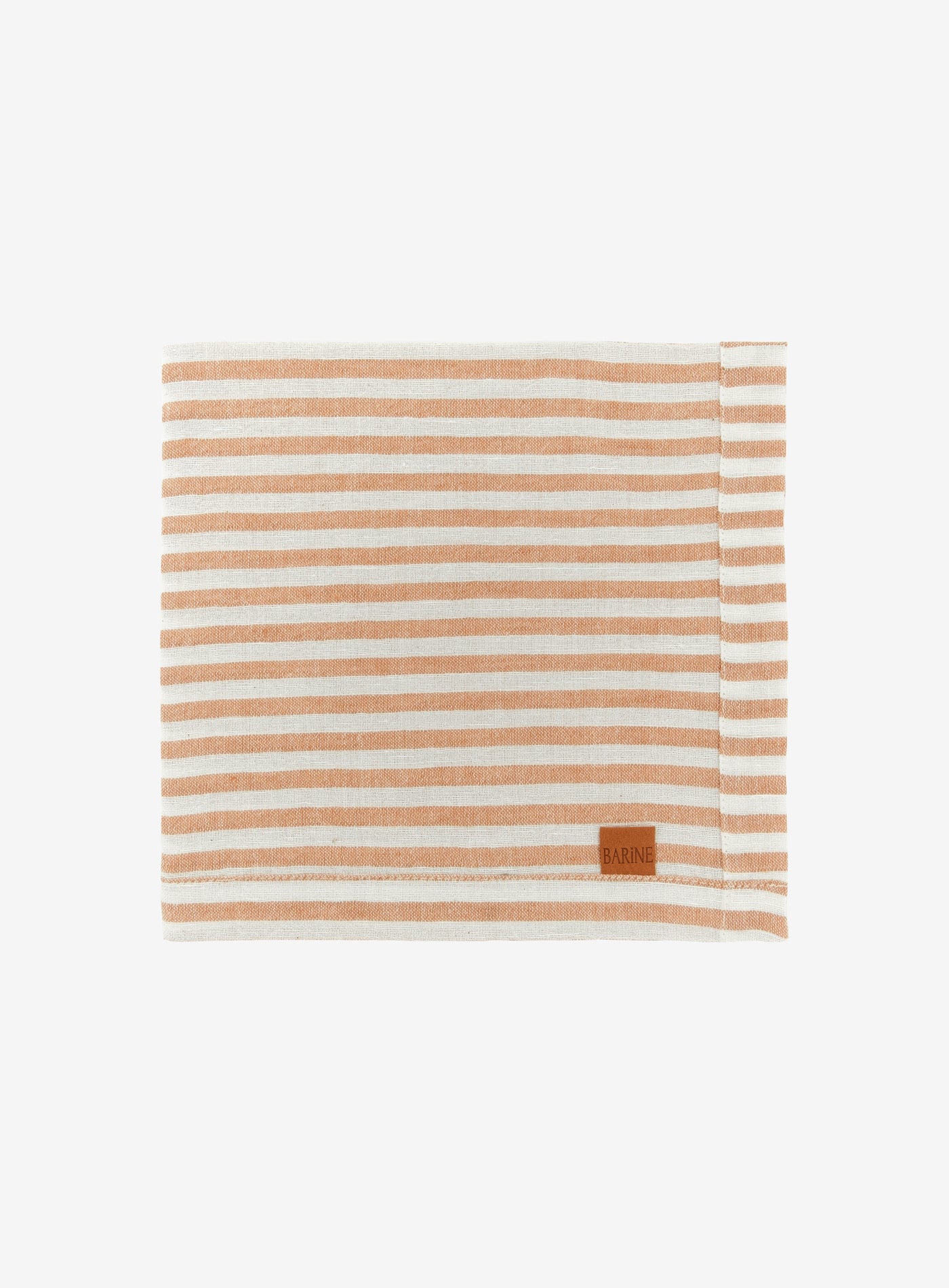 Linen Linen Stripe 2-Pack Napkin Indian Tan