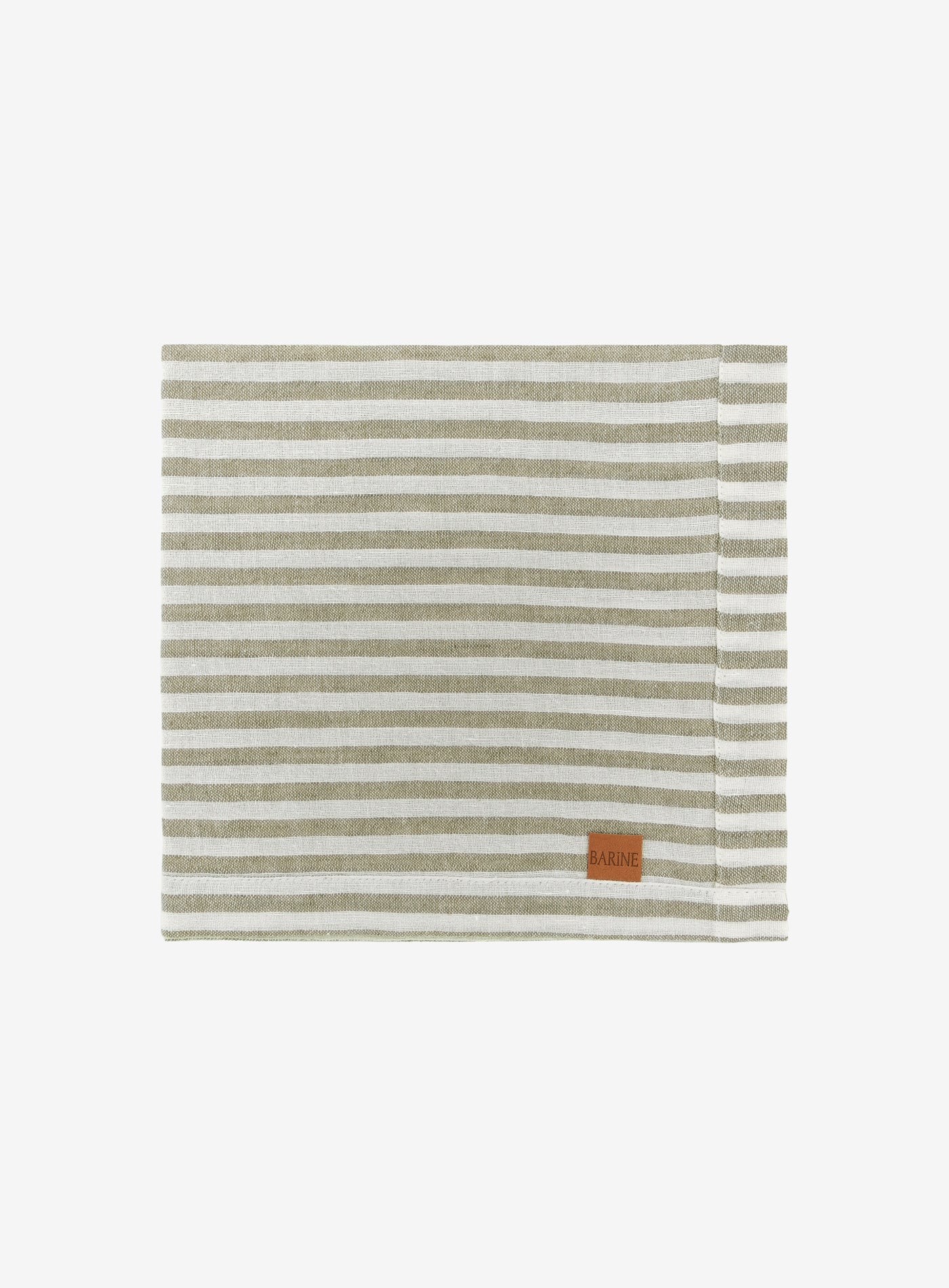 Linen Linen Stripe 2-Pack Napkin Khaki