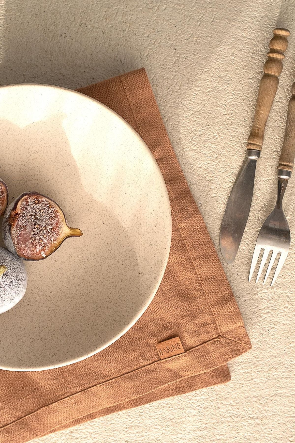 Linen 2'li Peçete Indian Tan