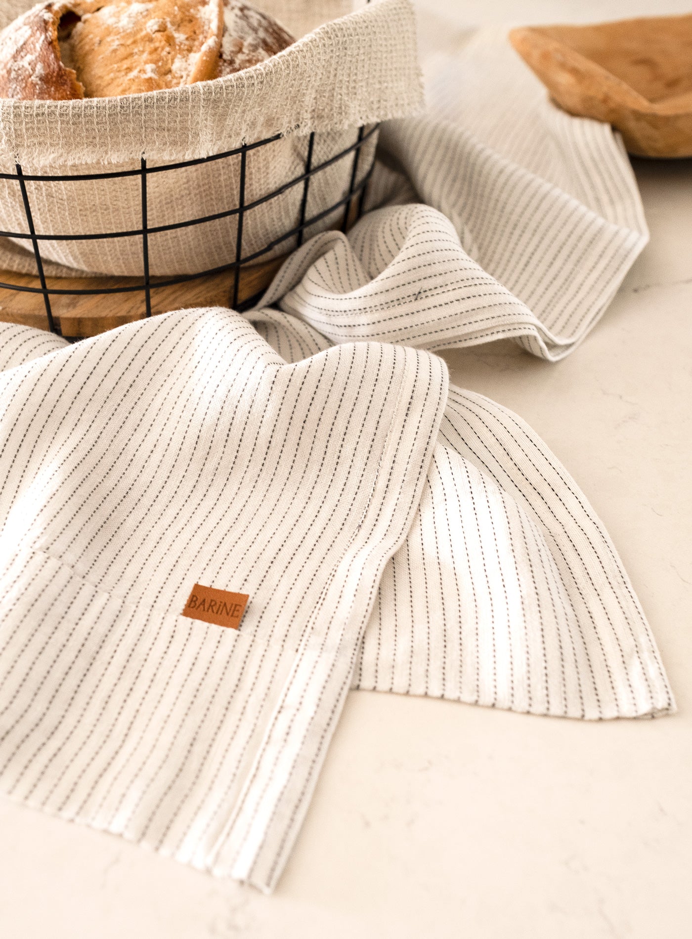 Keten Runner Siyah Çizgili