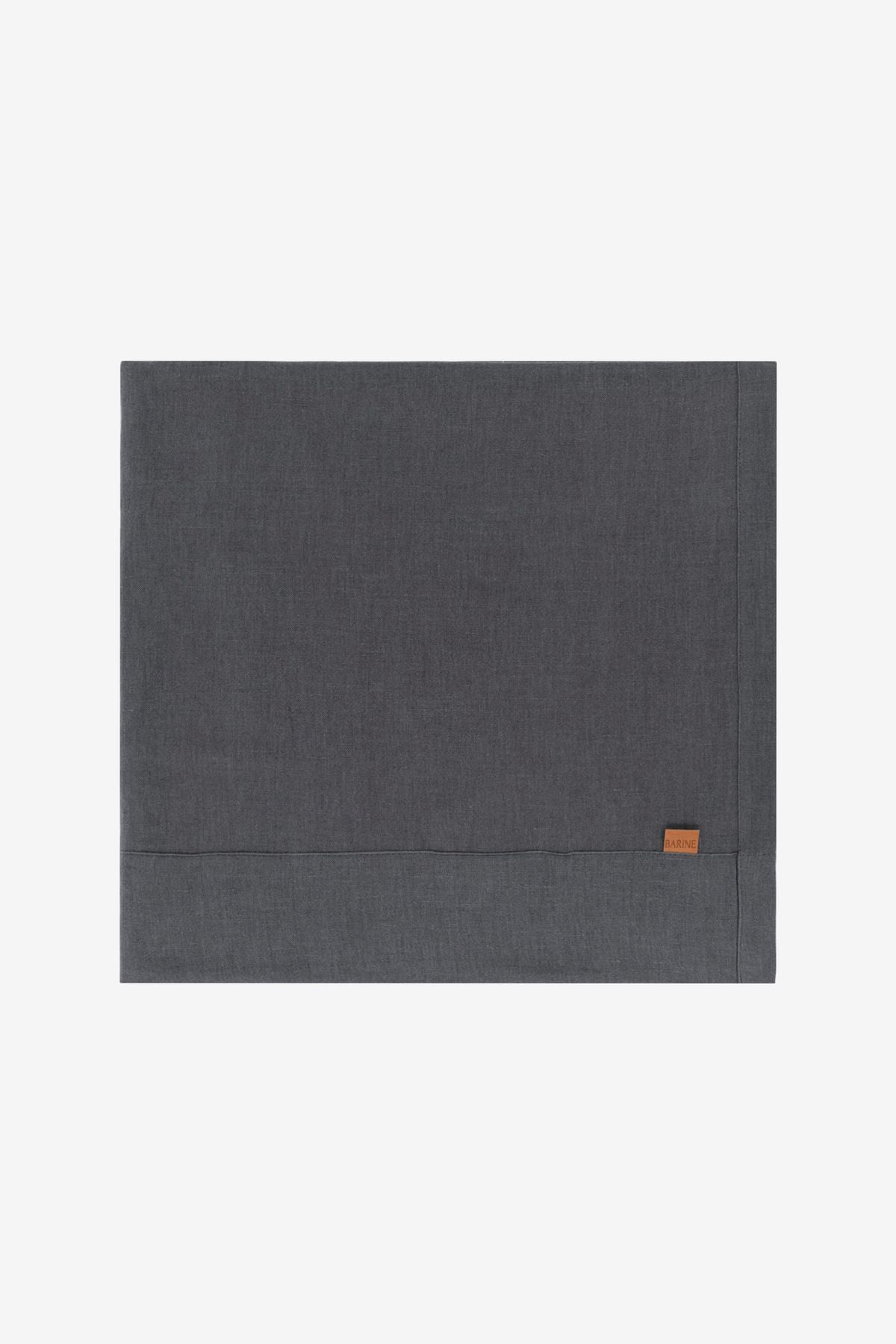 Linen Keten Masa Örtüsü Antrasit