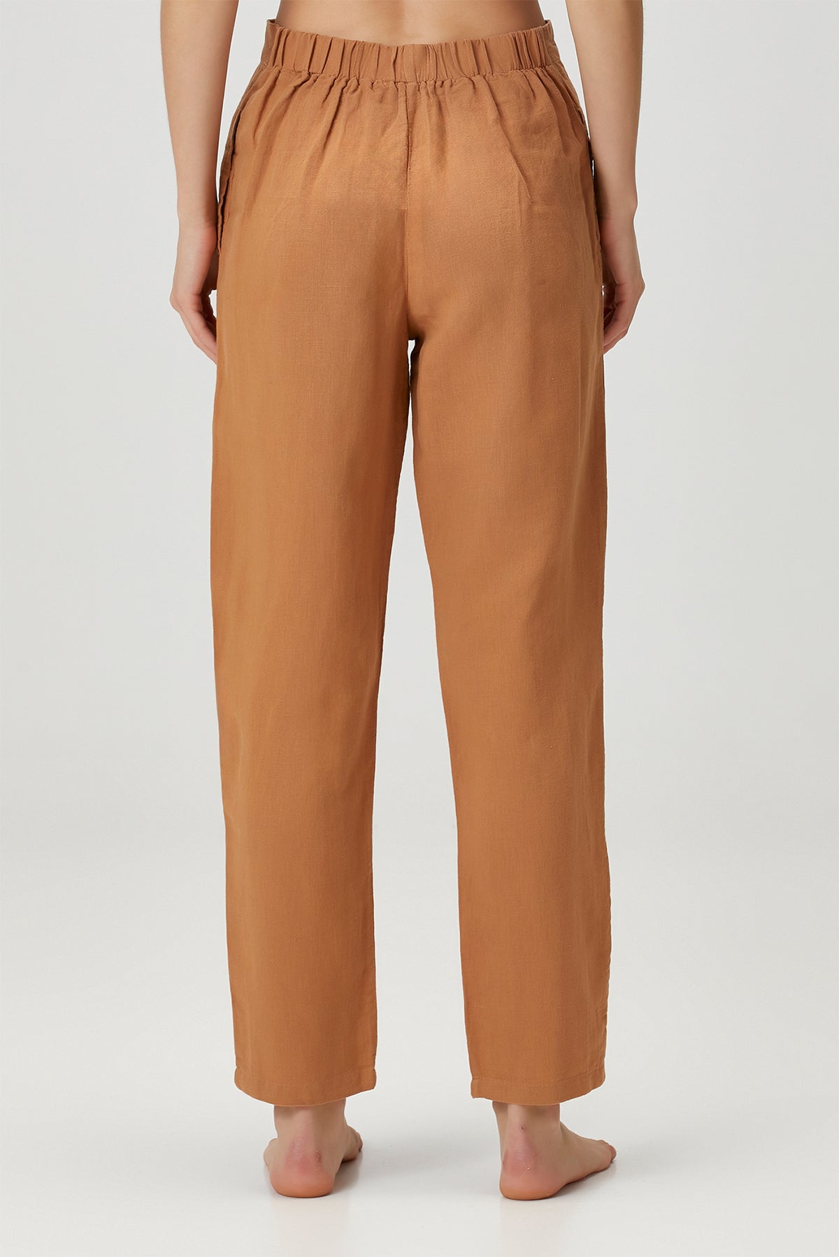 Linen Pants Indian Tan
