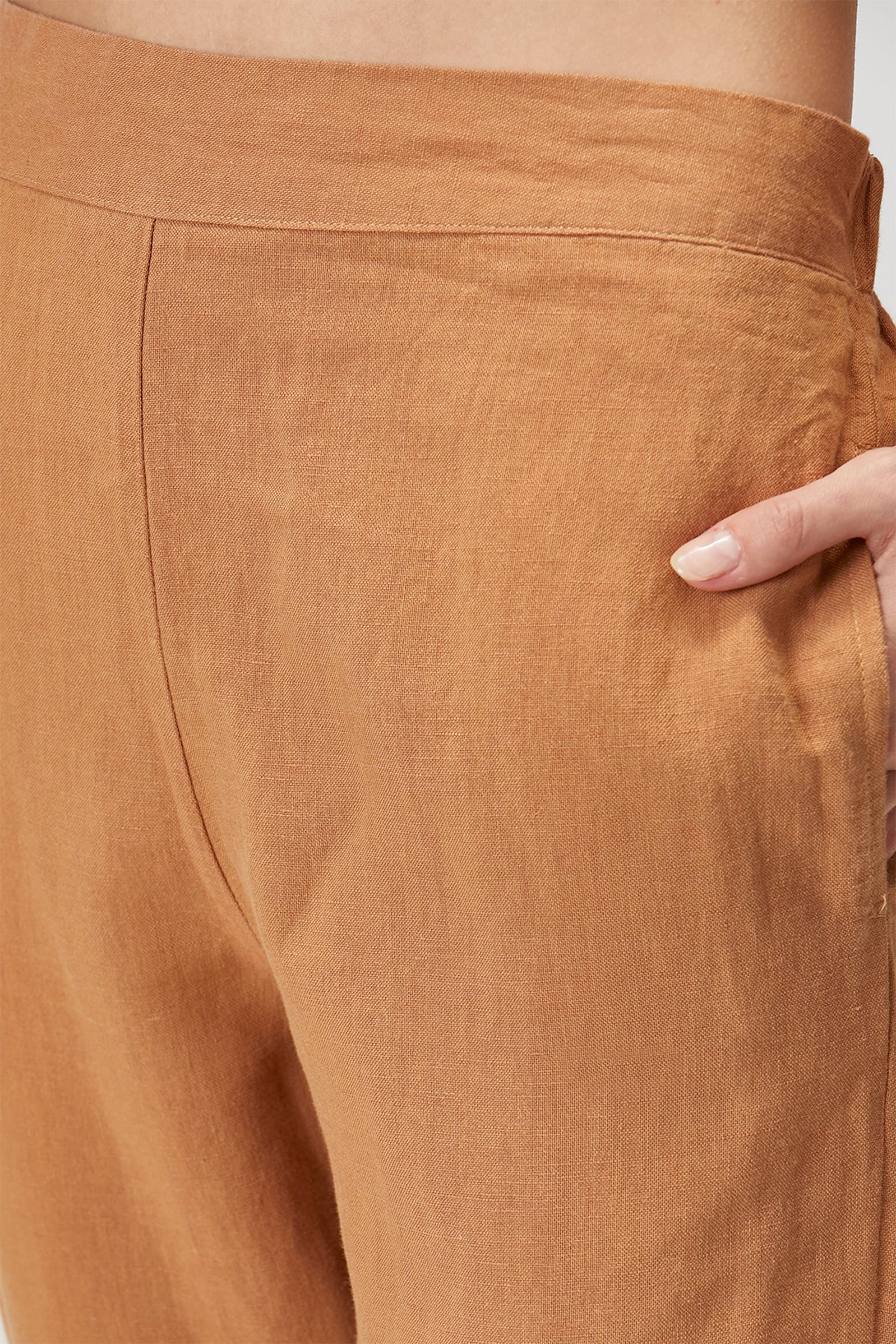Linen Pants Indian Tan