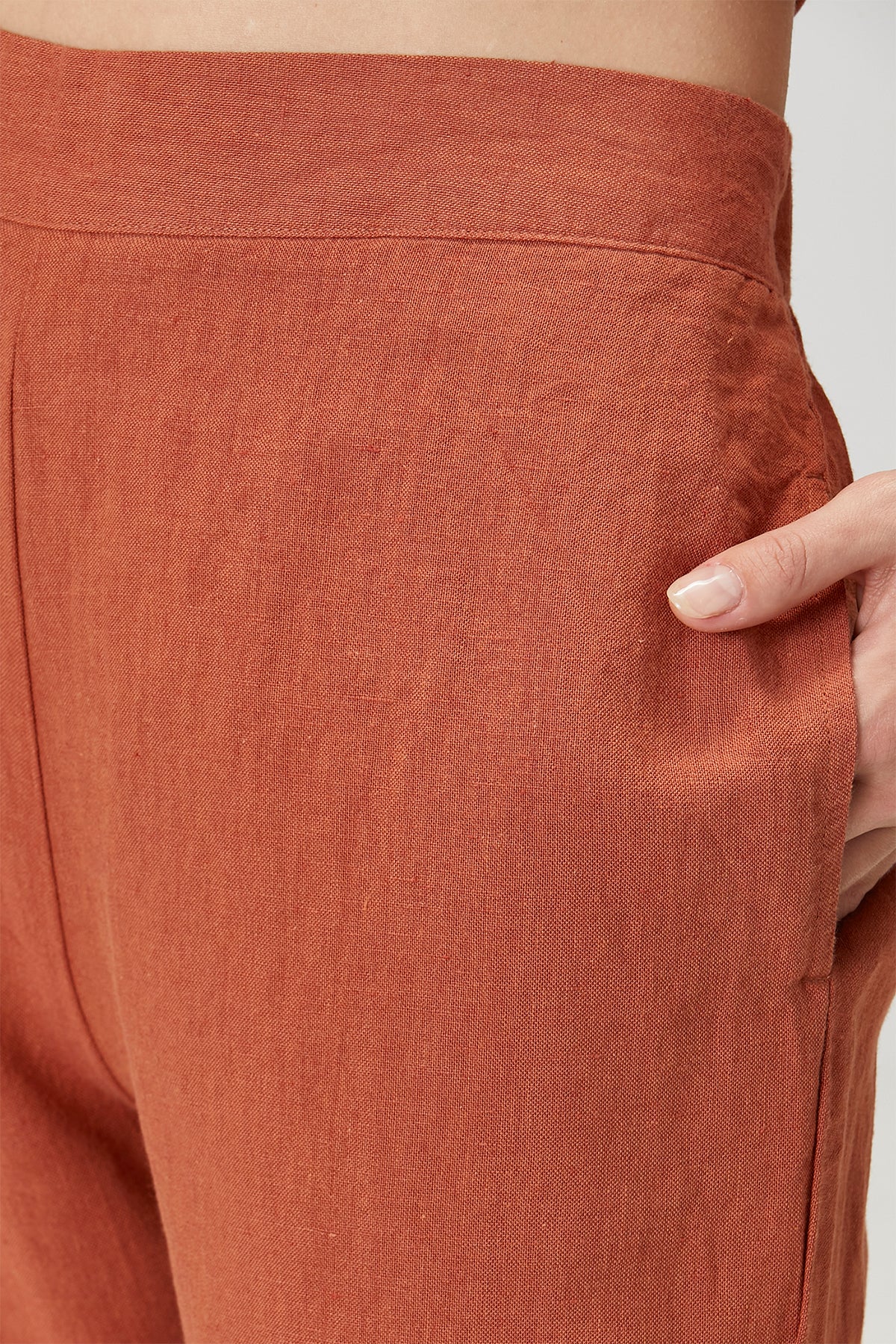 Lino Pantolon Spicy Orange