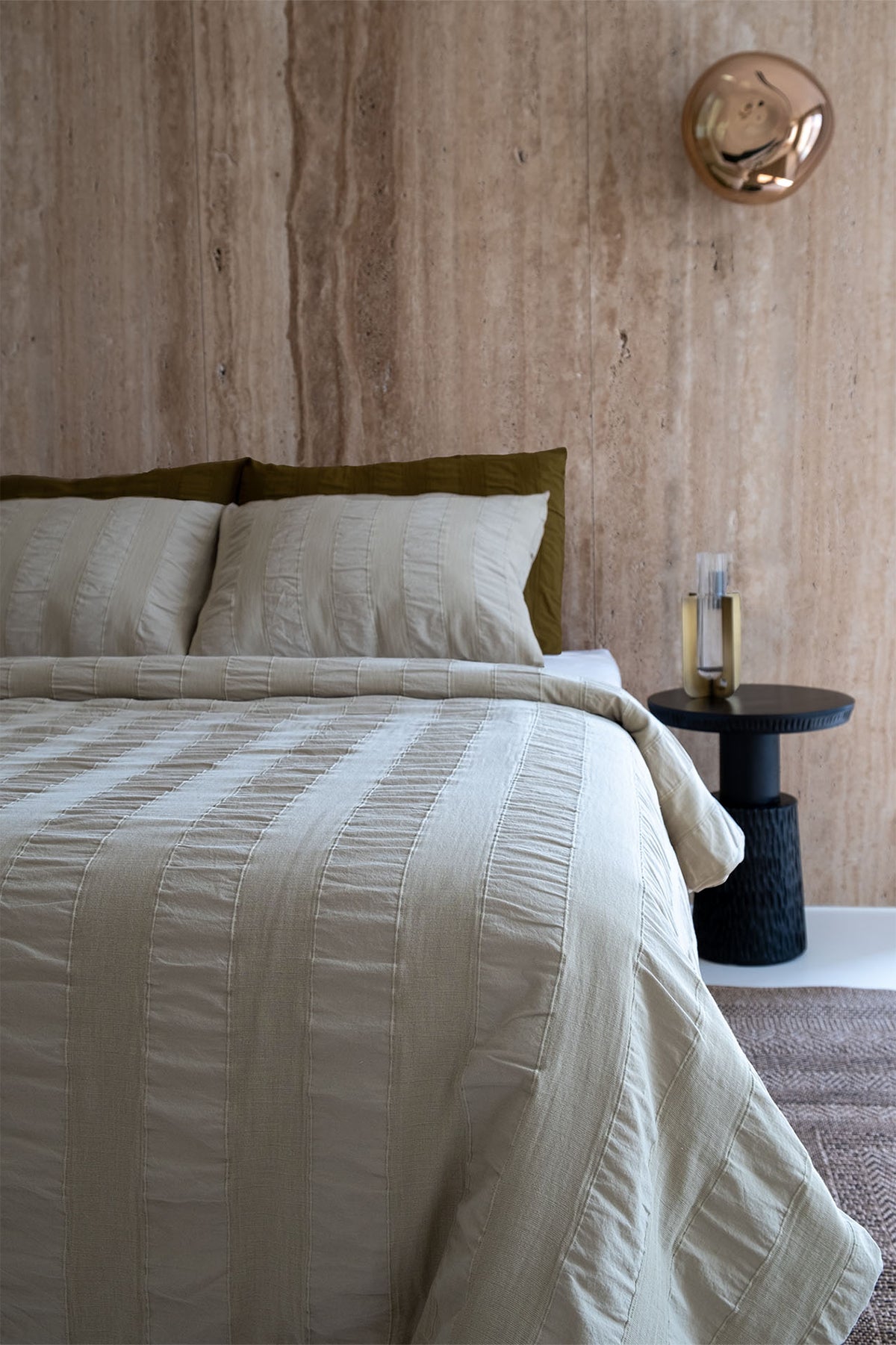 Luna Duvet Cover Light Green