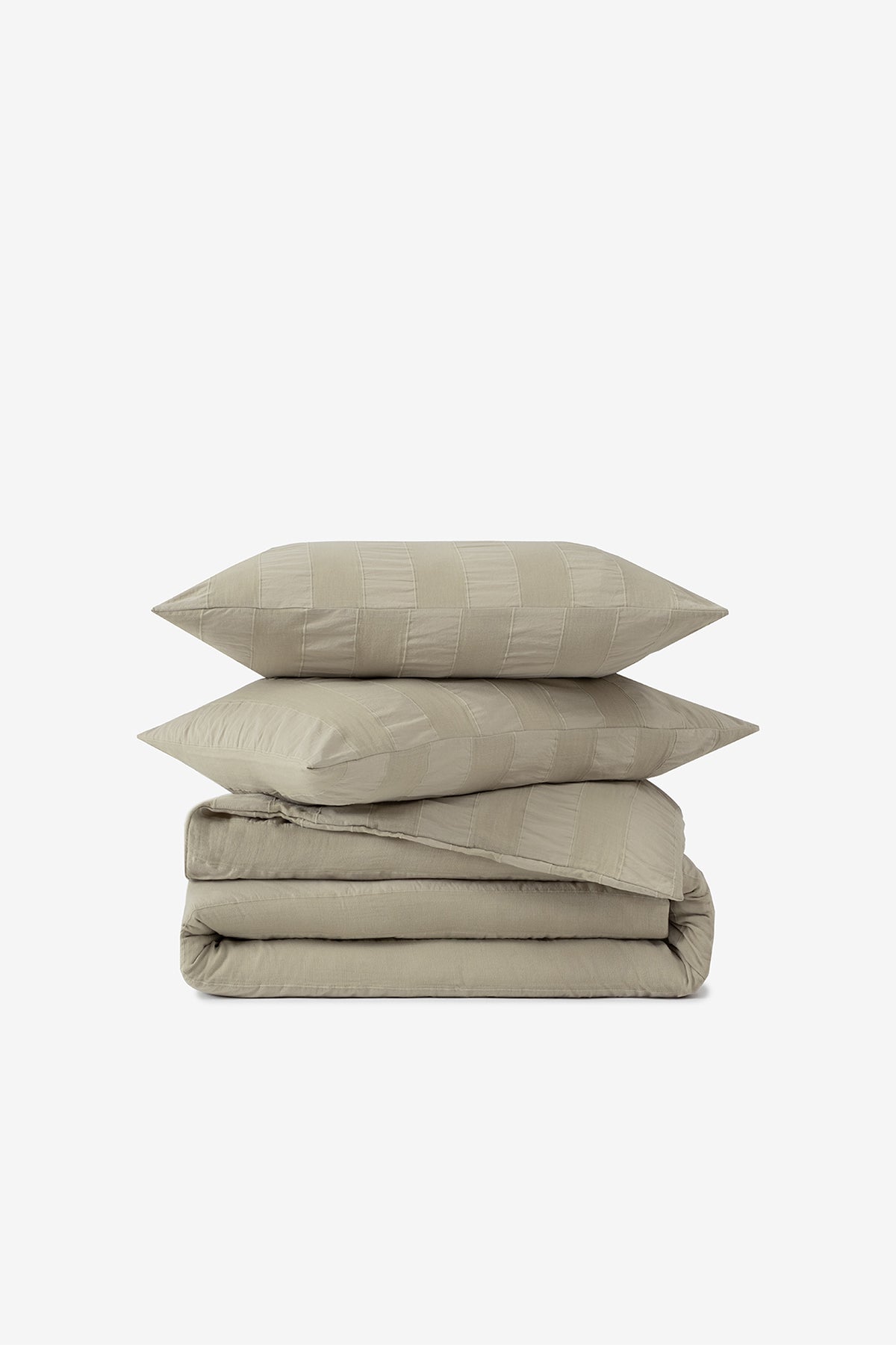 Luna Duvet Cover Light Green
