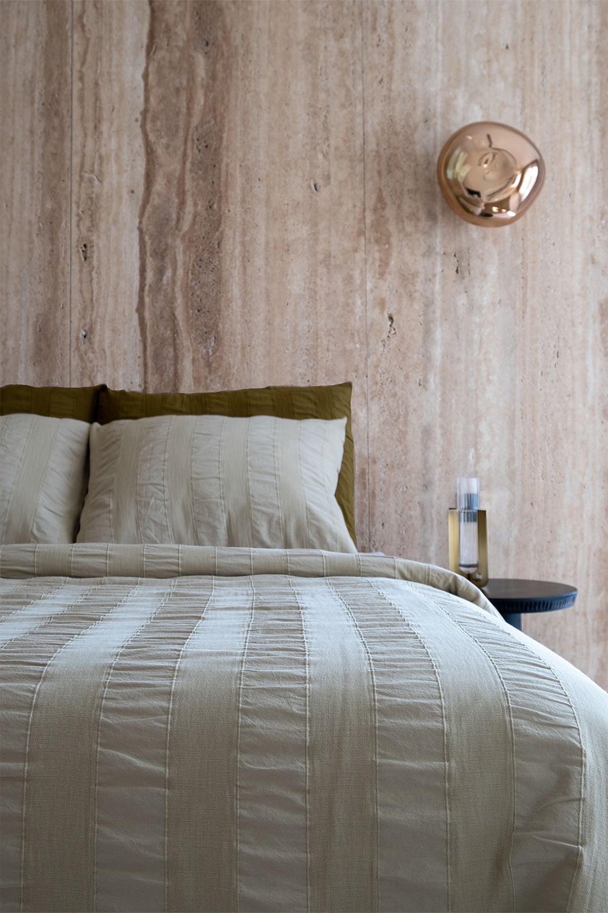 Luna Duvet Cover Light Green