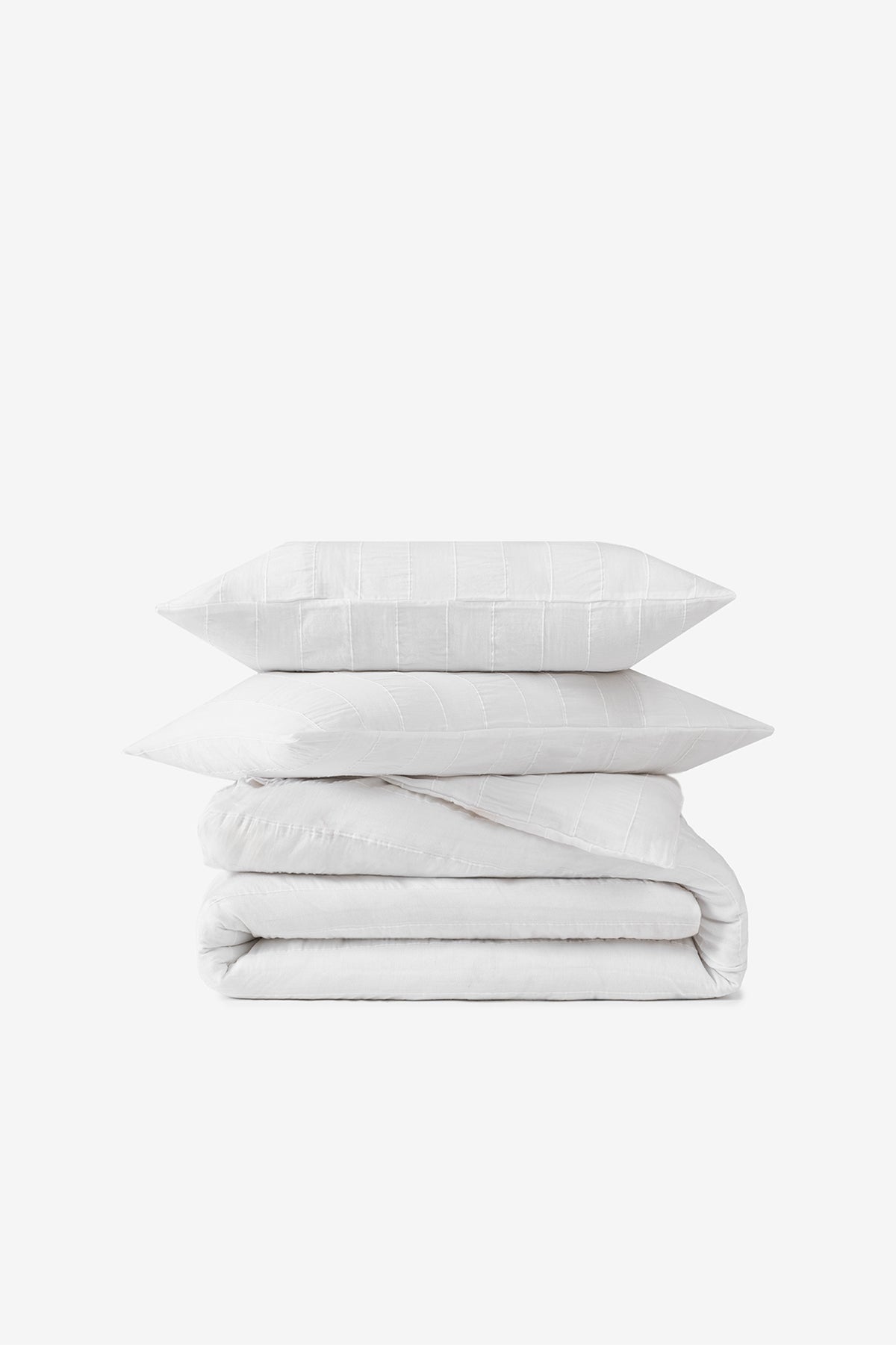 Luna Duvet Cover White