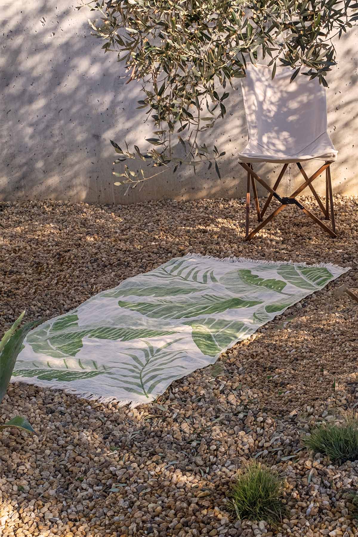 Moriah Yaprak Jakarlı Peştemal Yeşil, Taşıma Çantalı