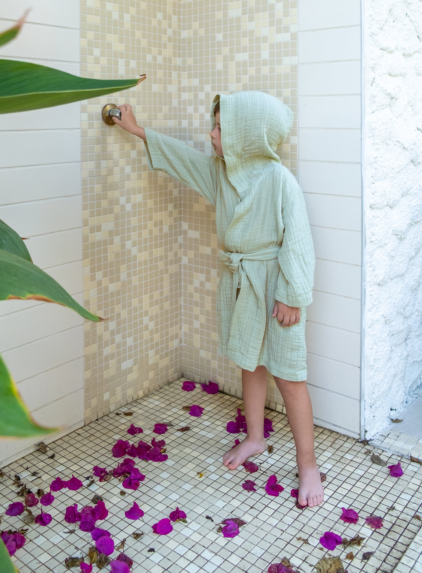 Muslin Children's Bathrobe Caledon