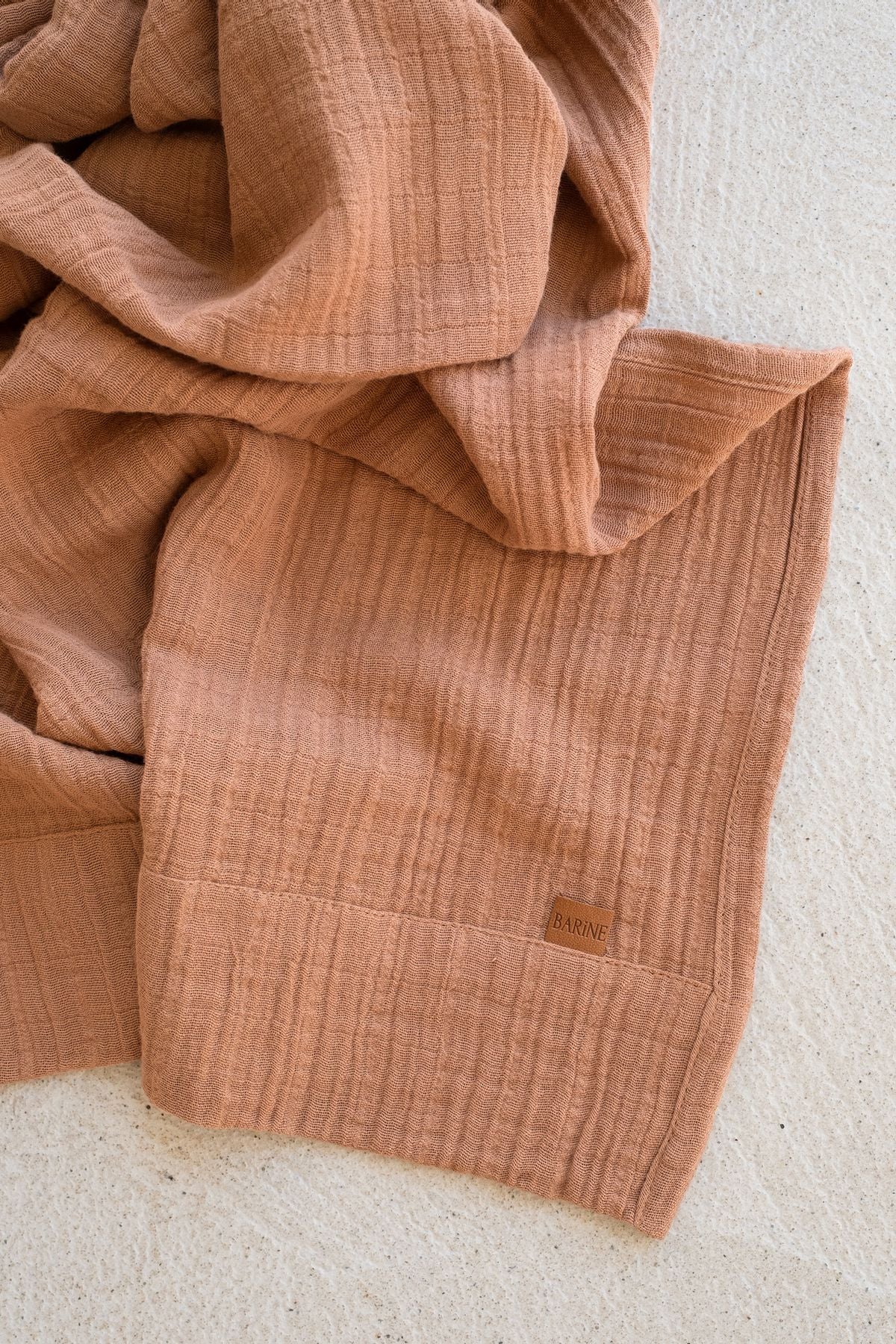 Müslin Runner İndian Tan