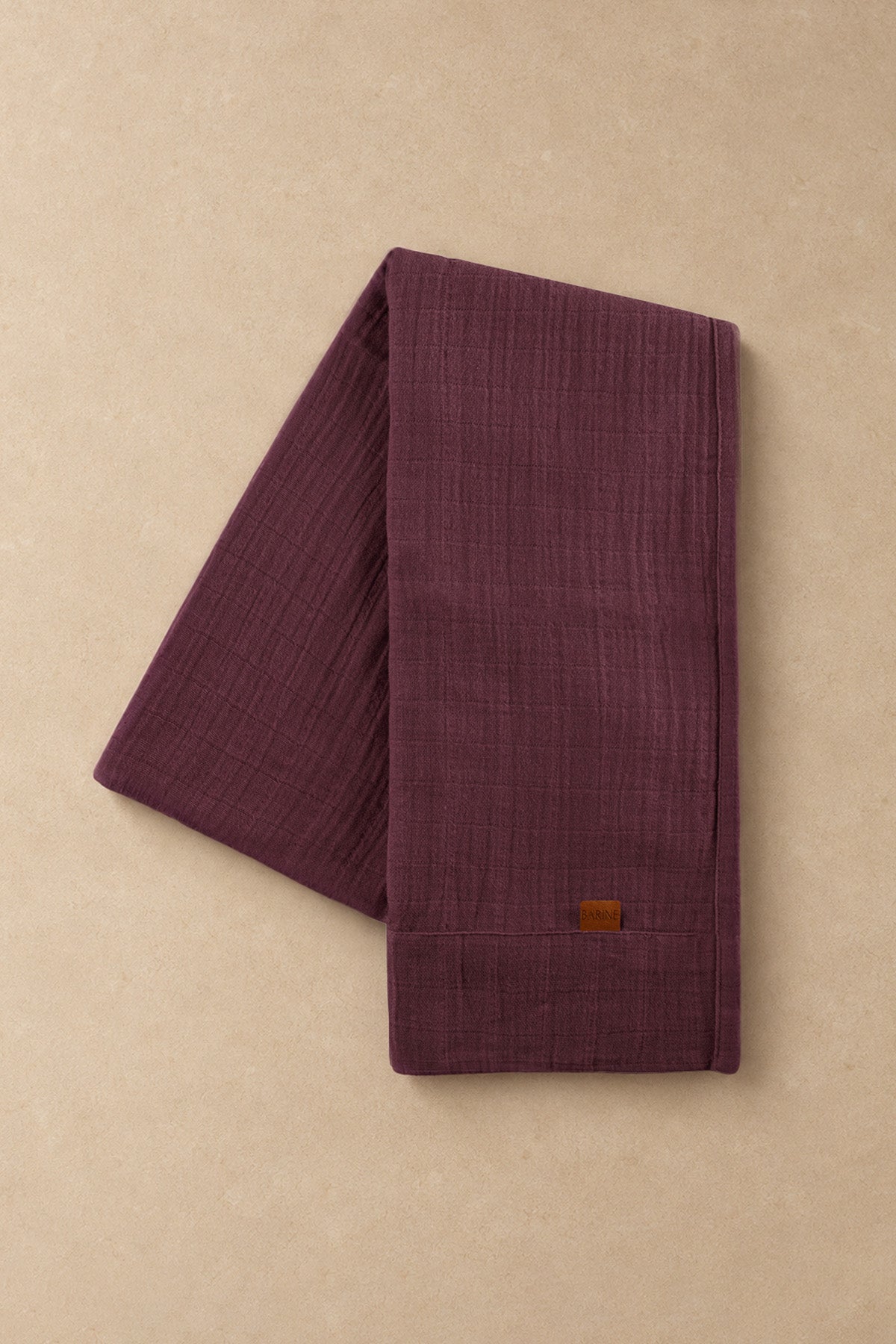 Muslin Masa Runnerı Bordo
