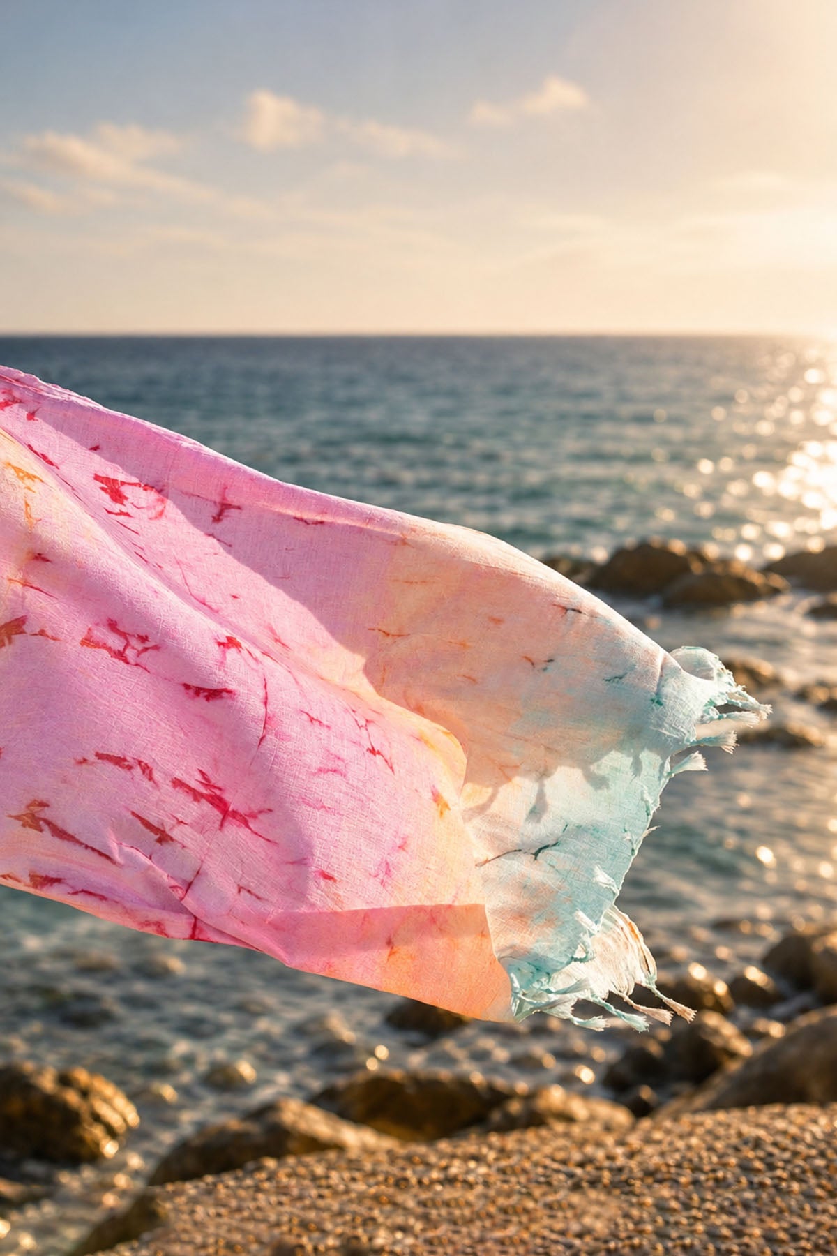 Rainbow Batik Dyeing Loincloth Hippie