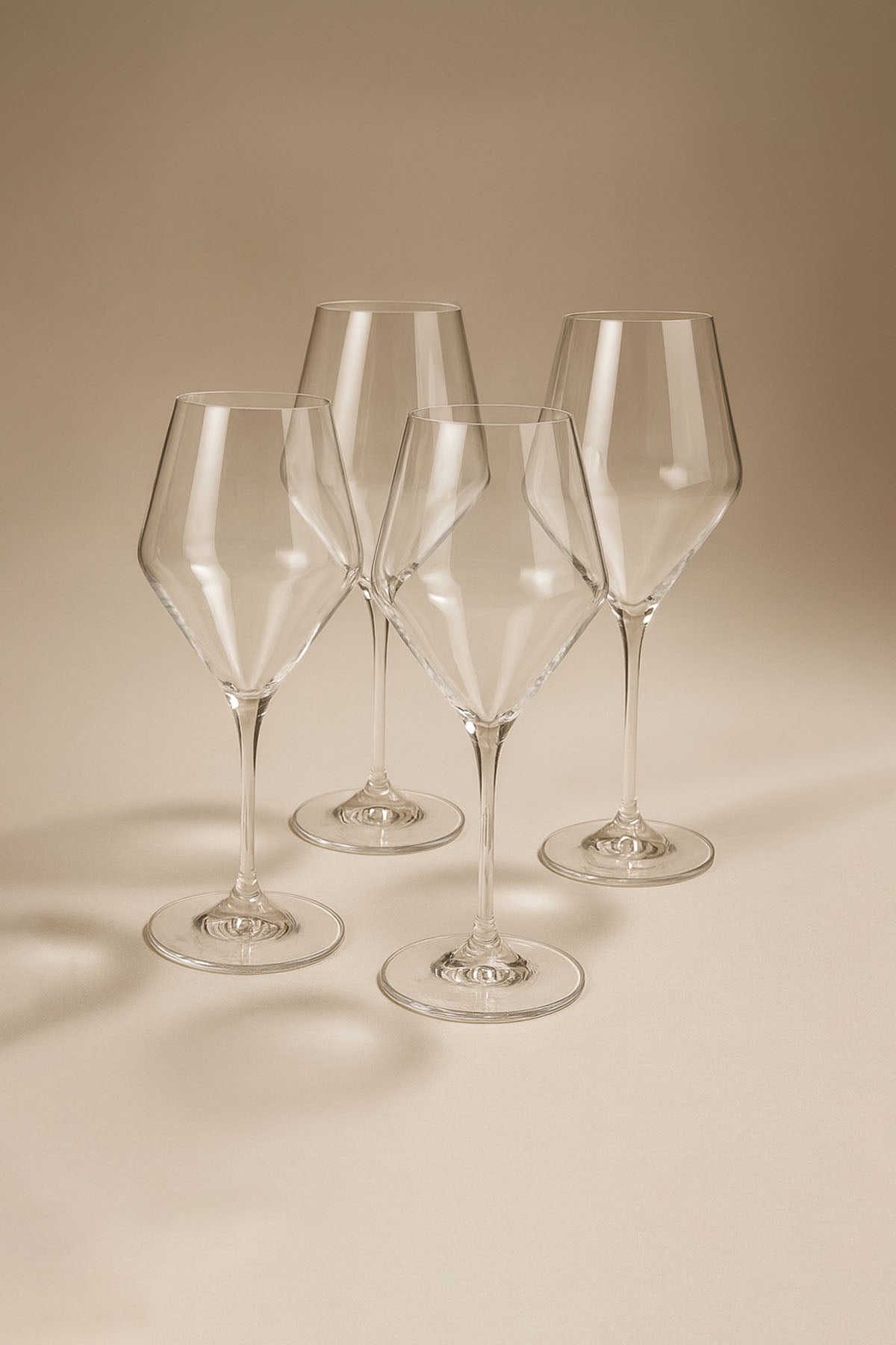 Ray Kristal Kırmızı Şarap Kadehi 4'lü Set 375 ml